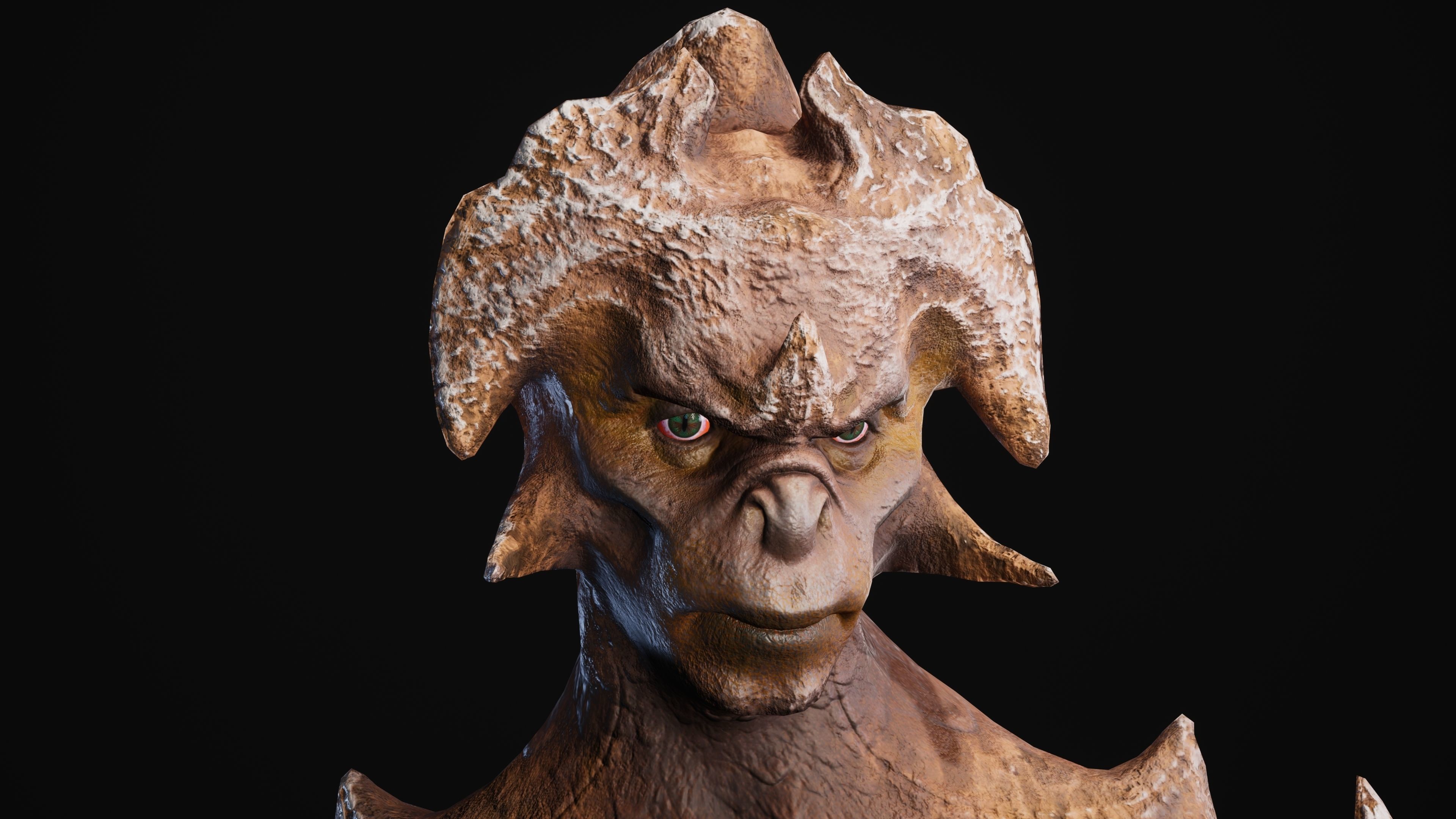 Mutant Vacho Low-poly 3D model_48