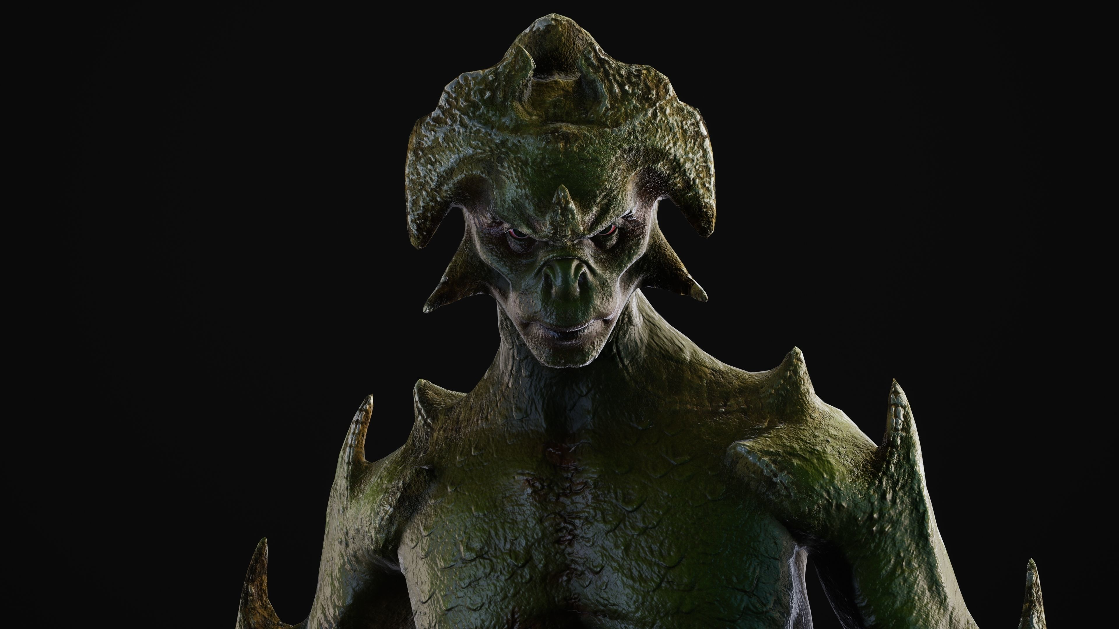 Mutant Vacho Low-poly 3D model_15