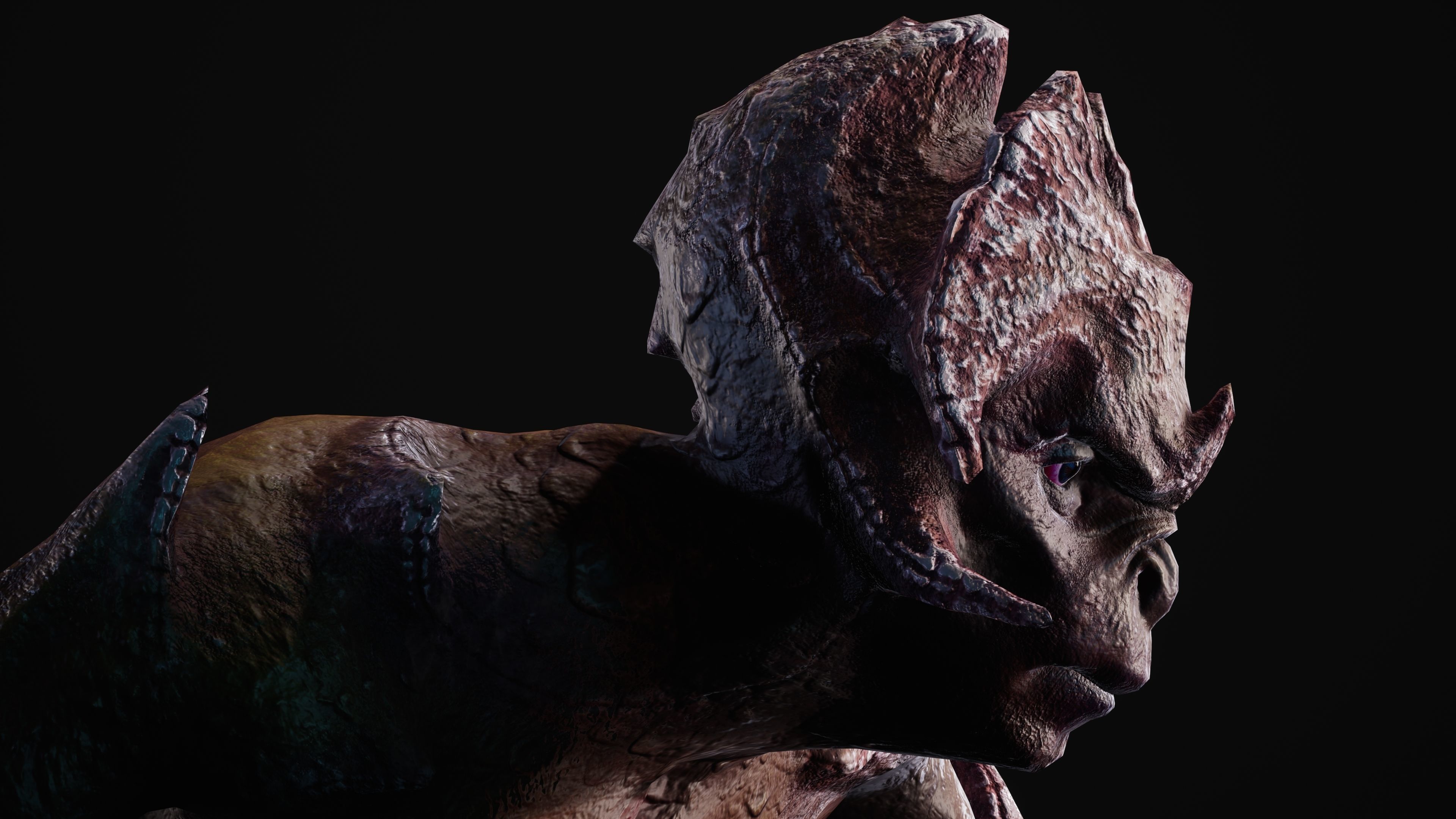 Mutant Vacho Low-poly 3D model_33