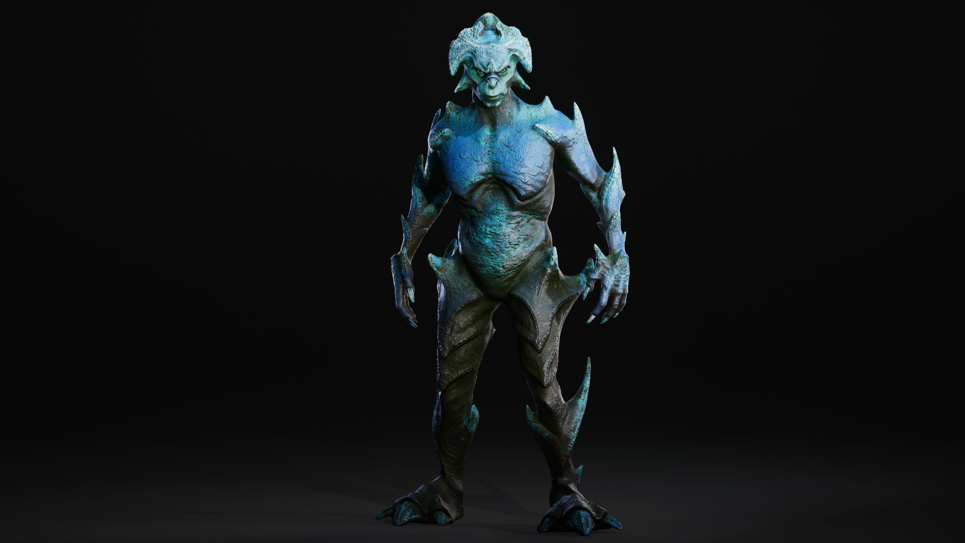 Mutant Vacho Low-poly 3D model_58