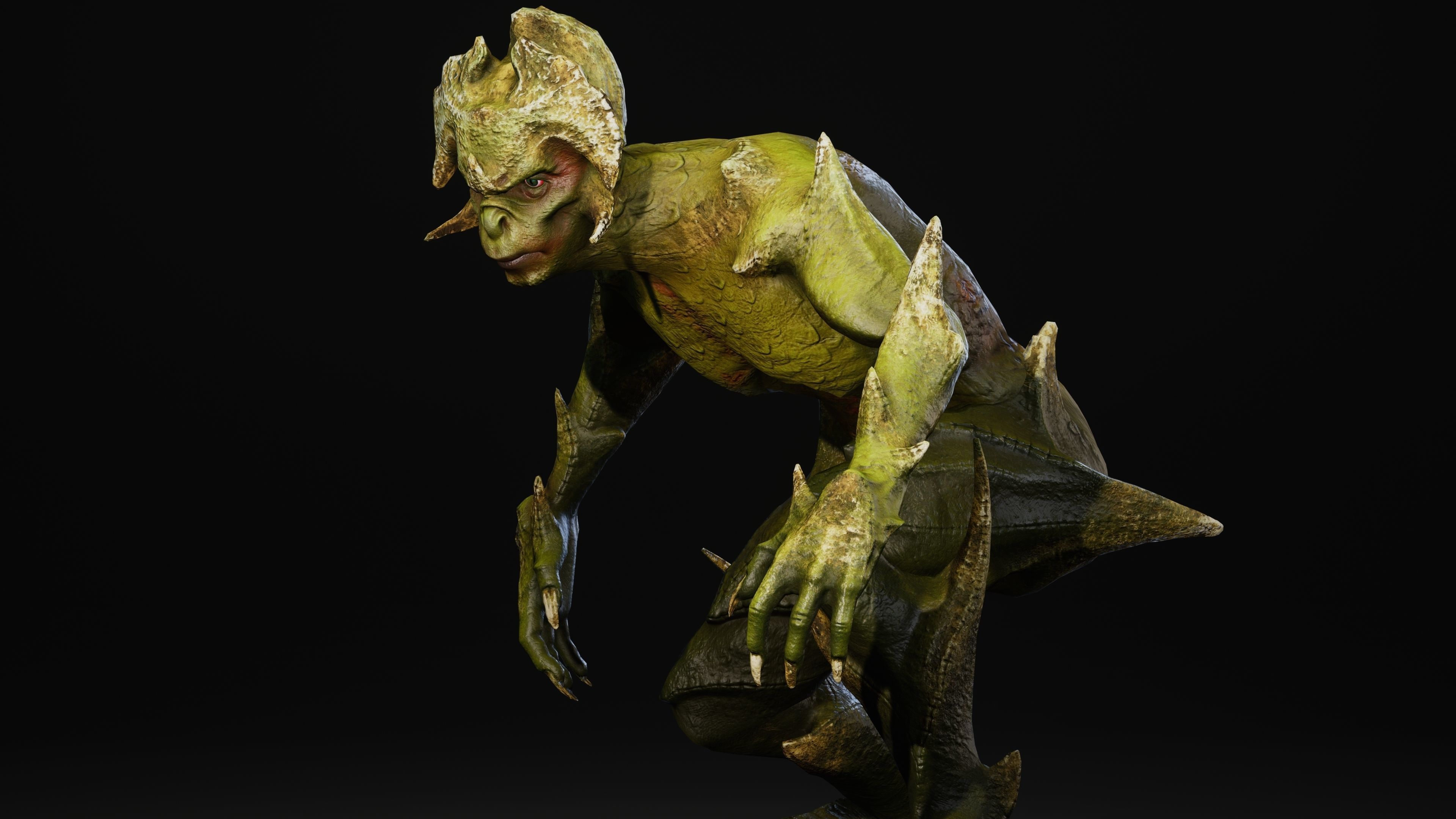 Mutant Vacho Low-poly 3D model_60
