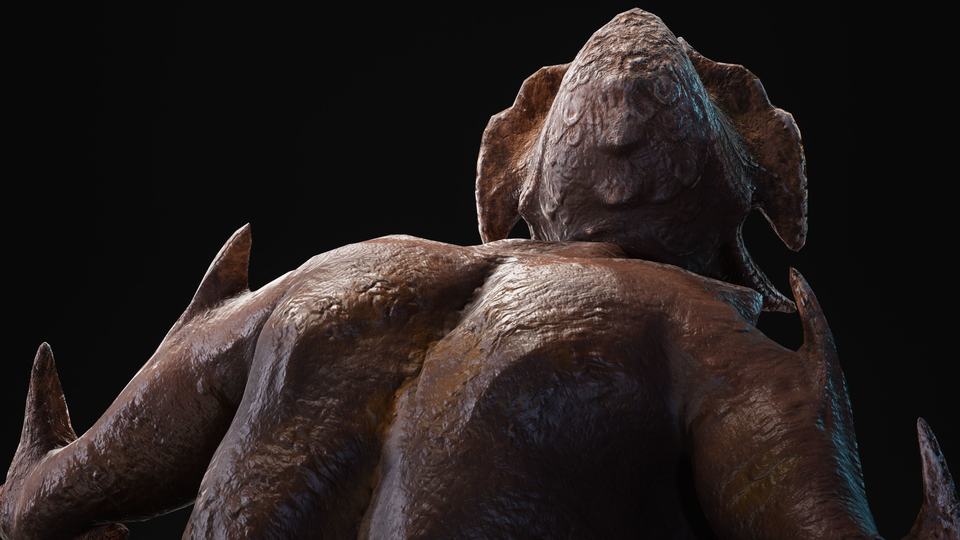 Mutant Vacho Low-poly 3D model_32