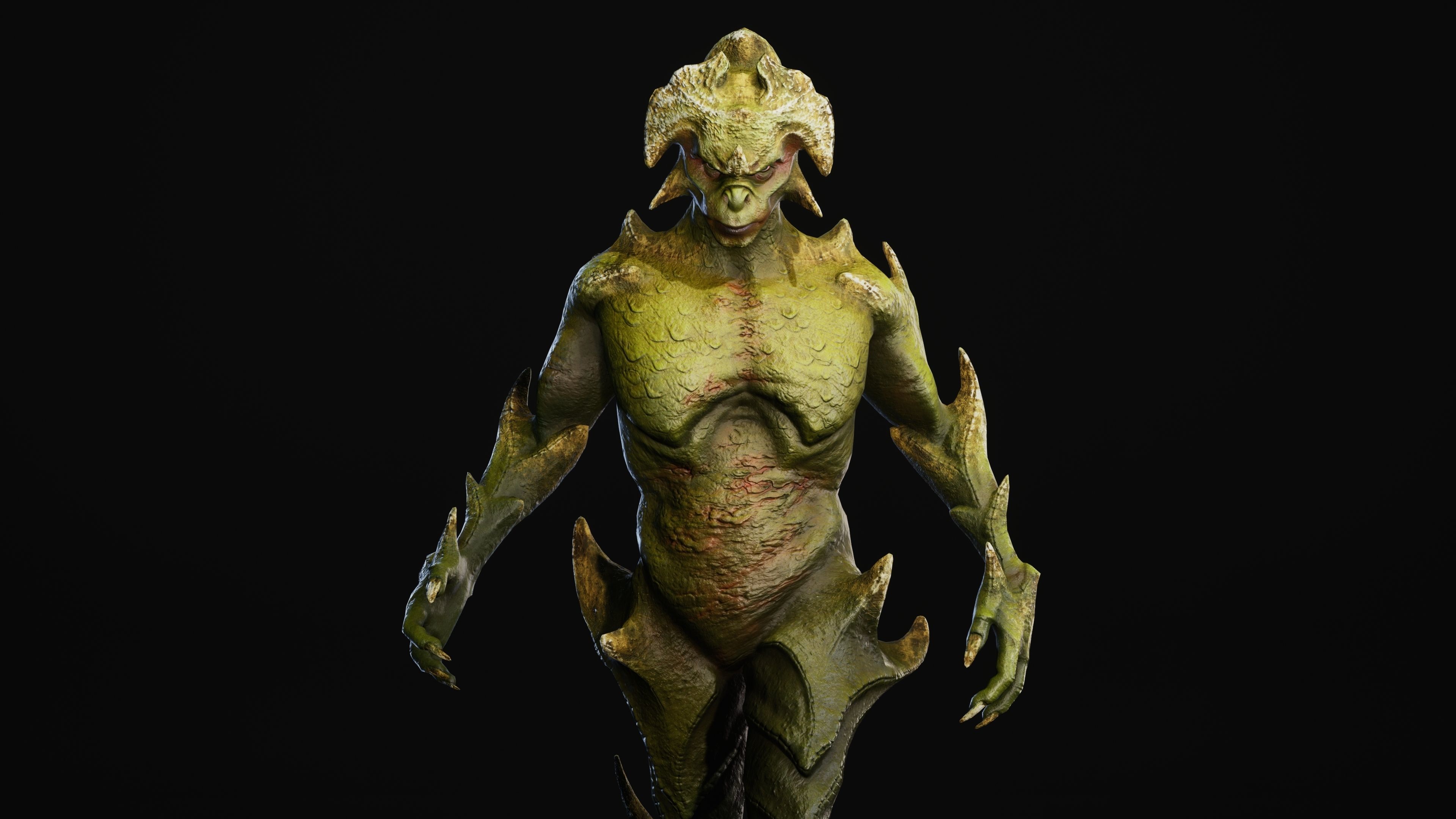 Mutant Vacho Low-poly 3D model_73