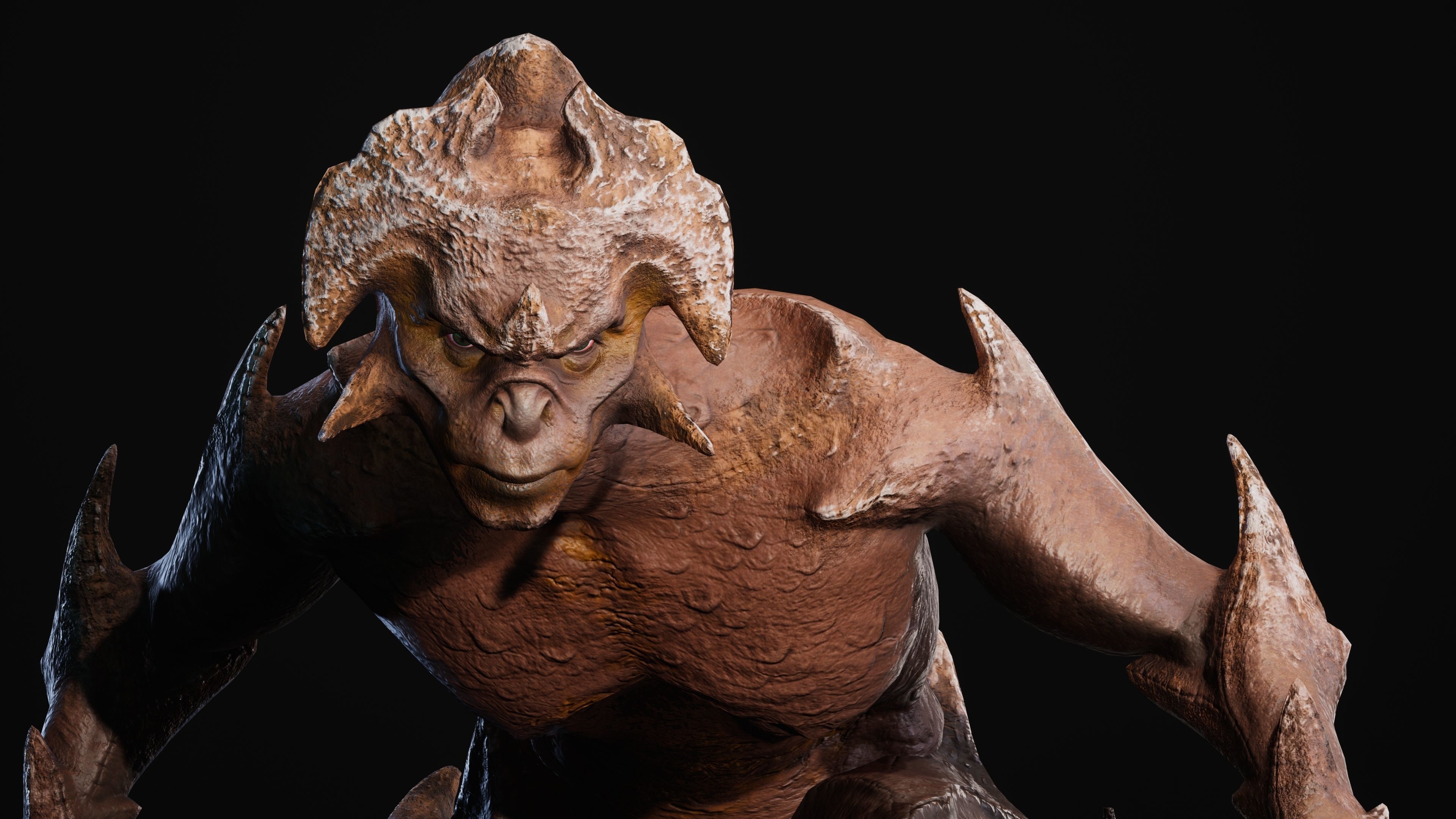 Mutant Vacho Low-poly 3D model_65