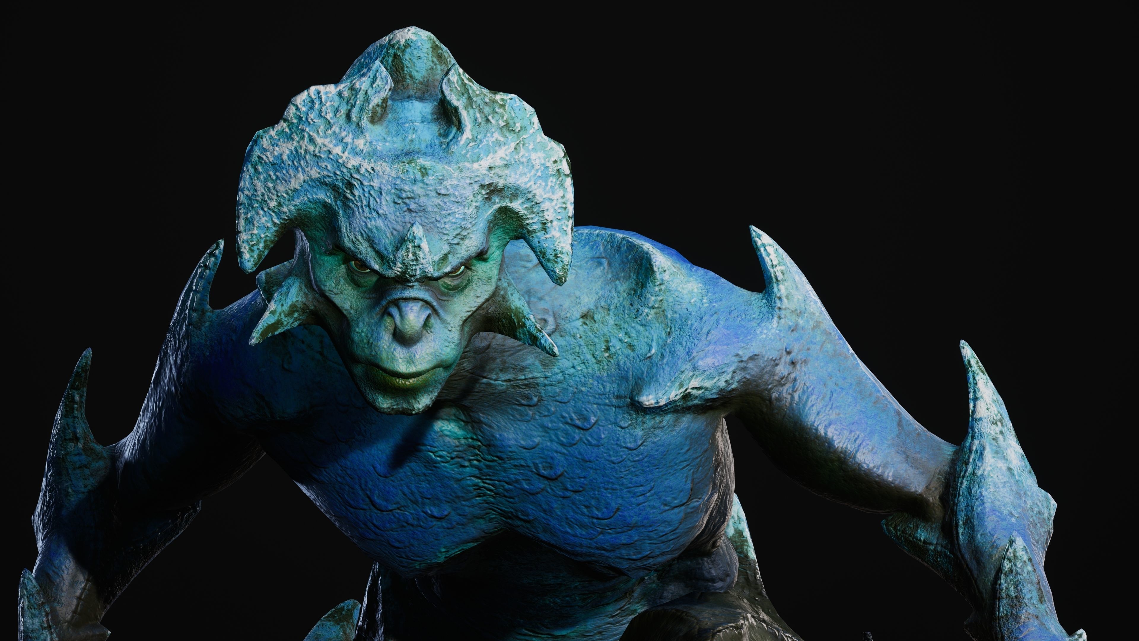 Mutant Vacho Low-poly 3D model_71