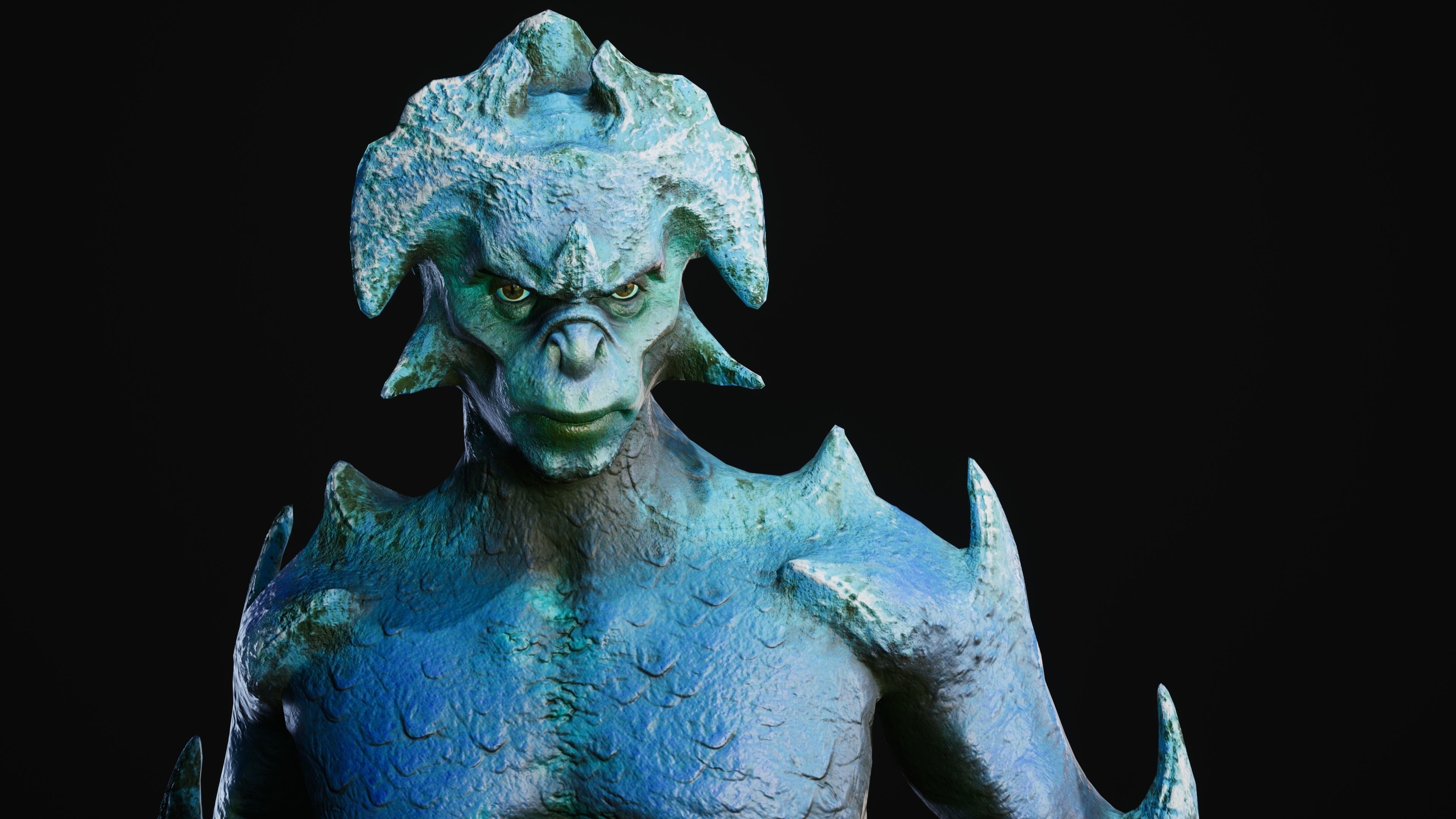 Mutant Vacho Low-poly 3D model_59