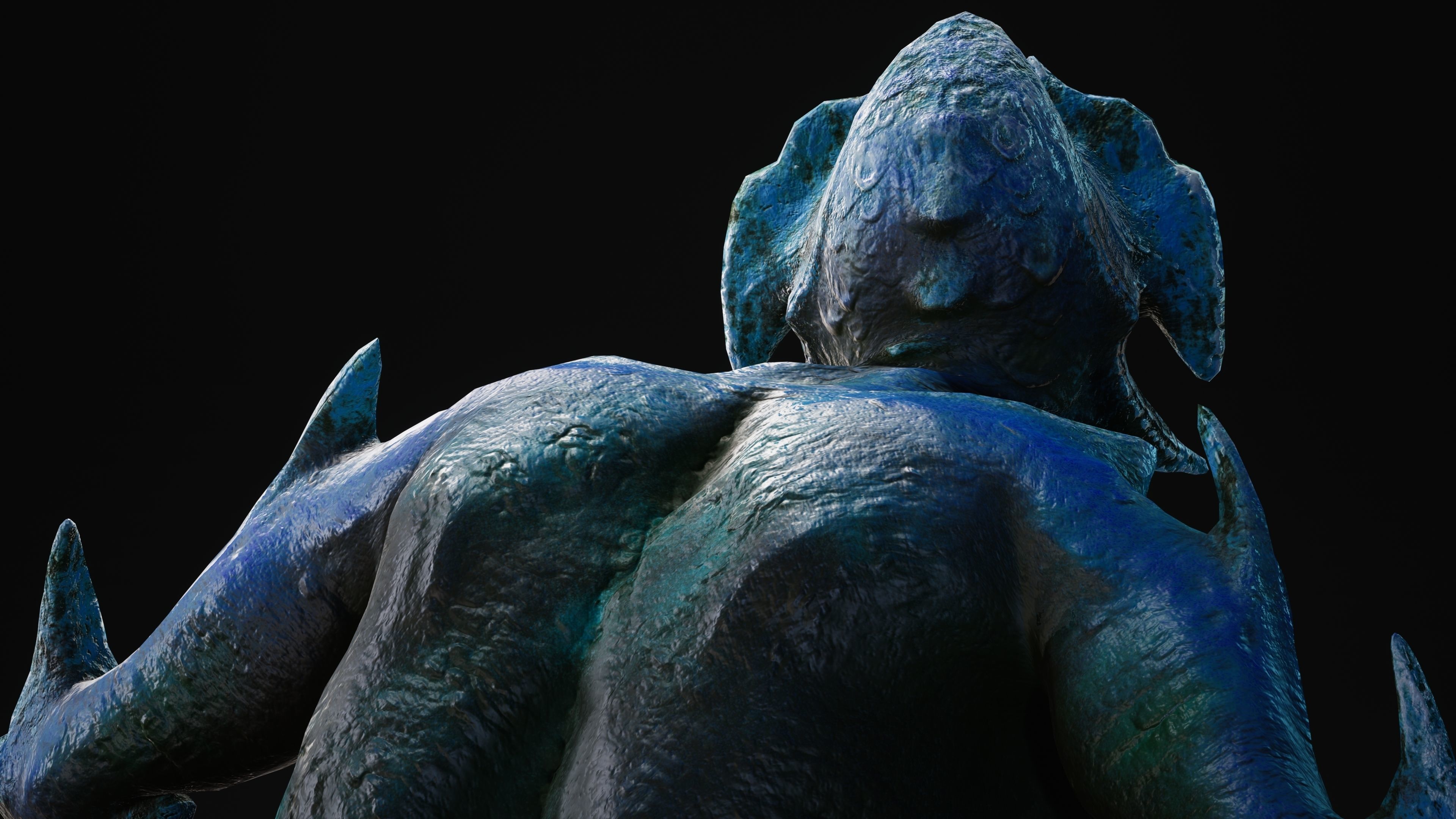 Mutant Vacho Low-poly 3D model_41