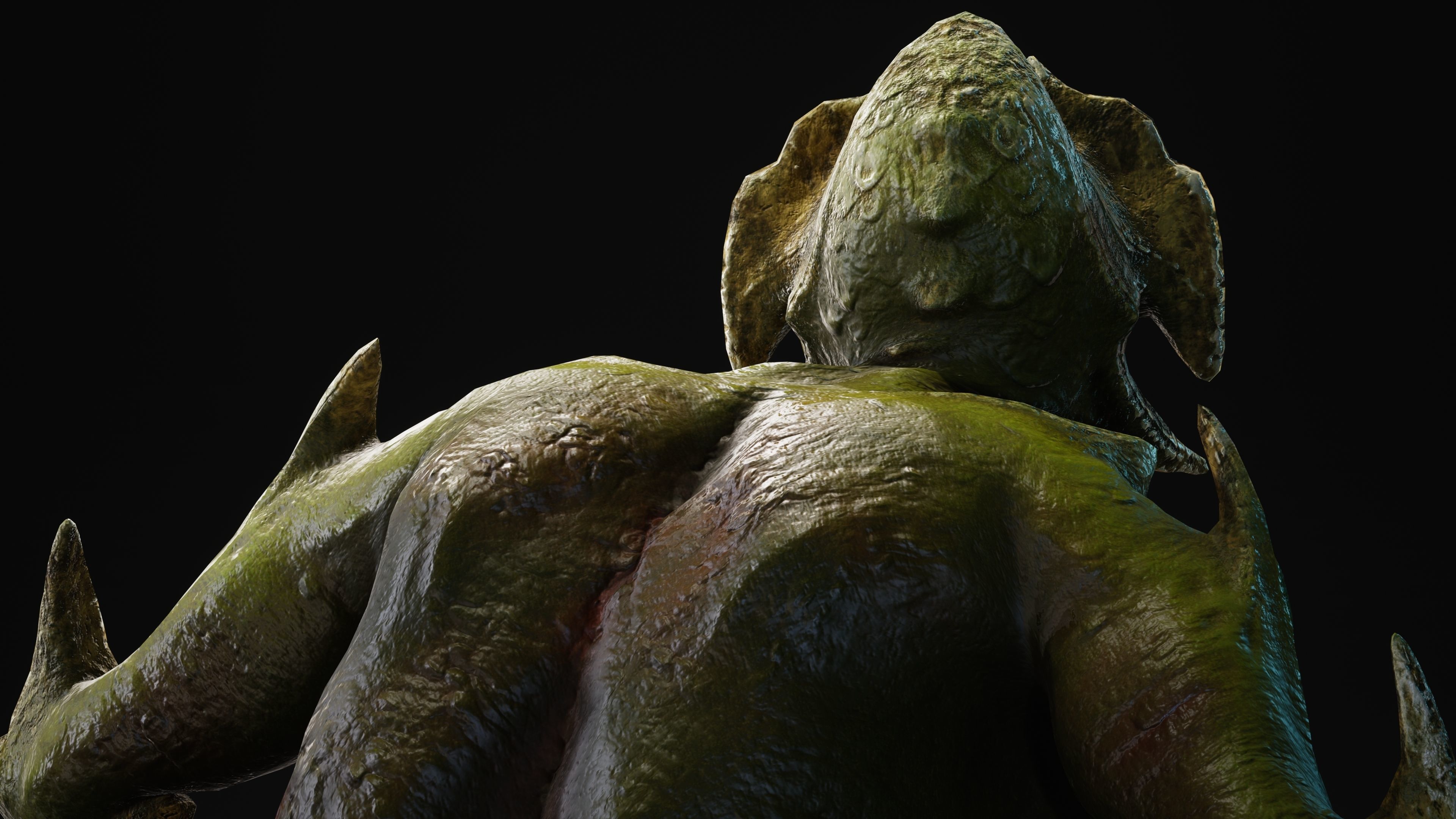 Mutant Vacho Low-poly 3D model_29