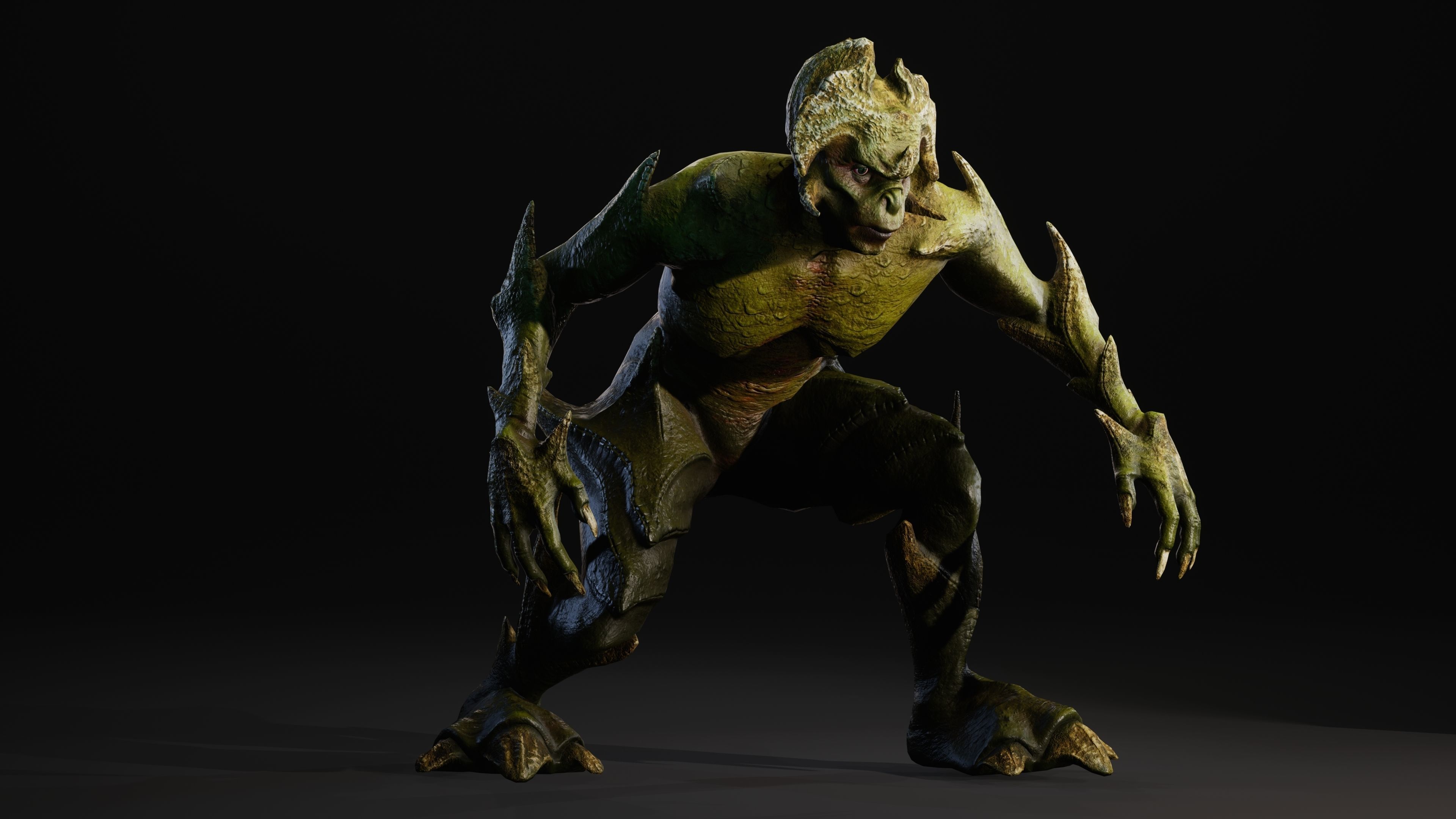 Mutant Vacho Low-poly 3D model_28