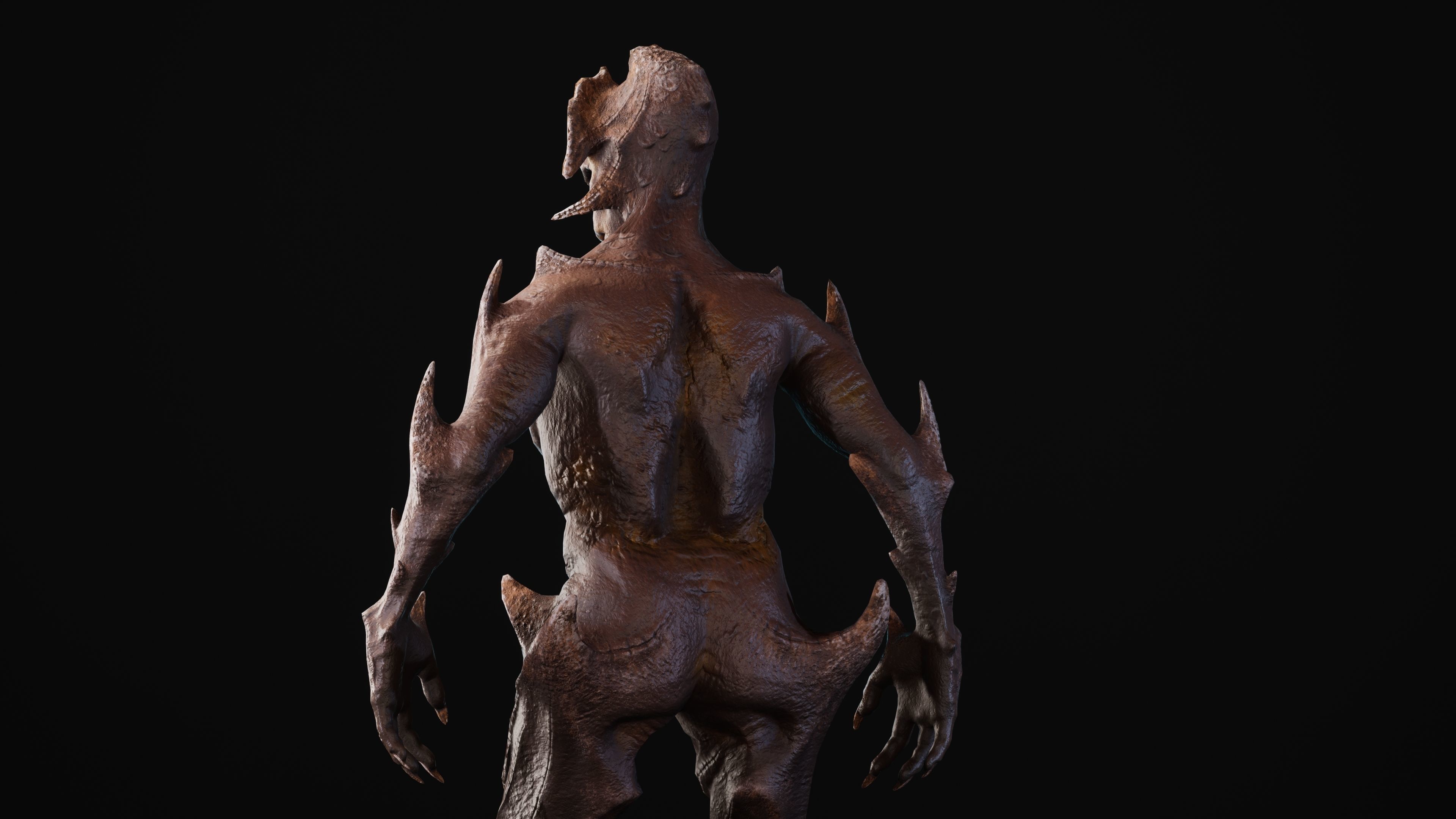 Mutant Vacho Low-poly 3D model_50
