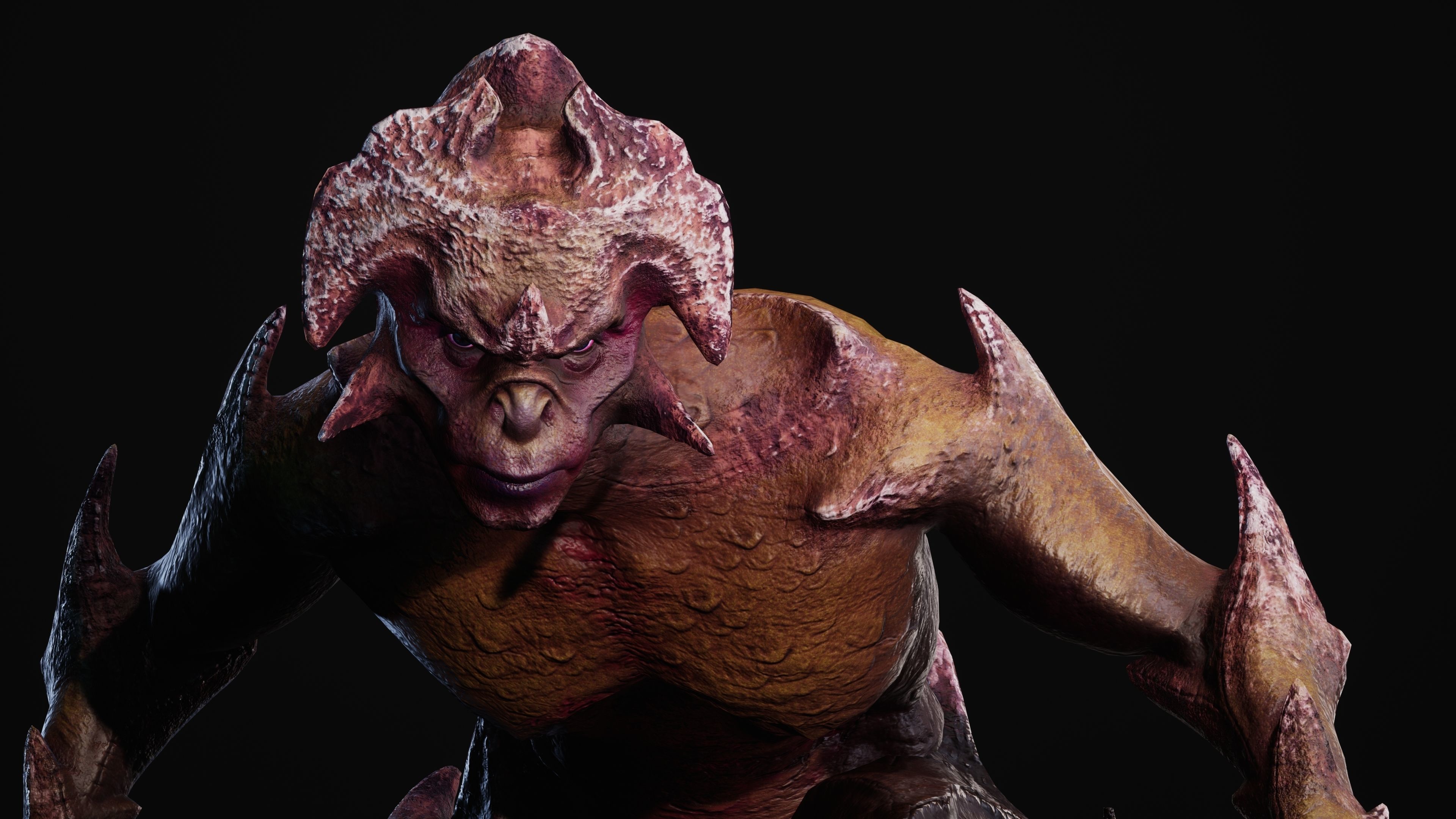 Mutant Vacho Low-poly 3D model_68