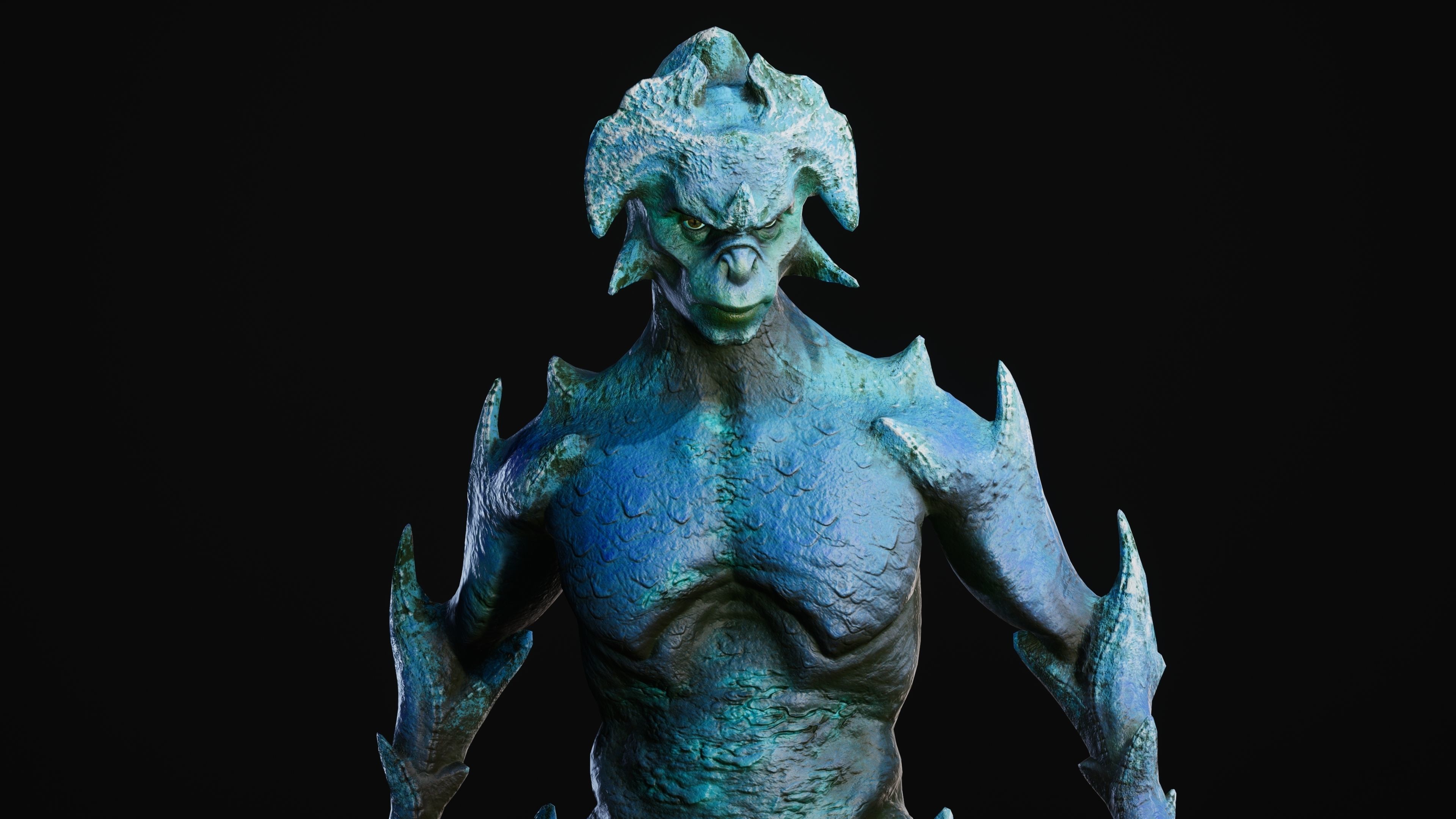 Mutant Vacho Low-poly 3D model_43