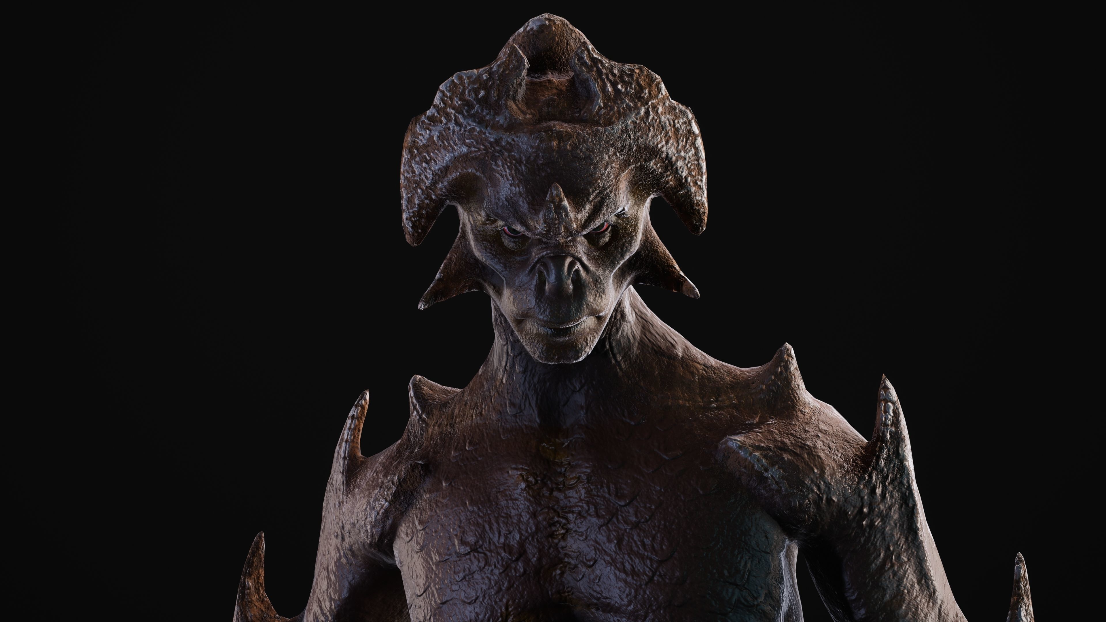 Mutant Vacho Low-poly 3D model_18