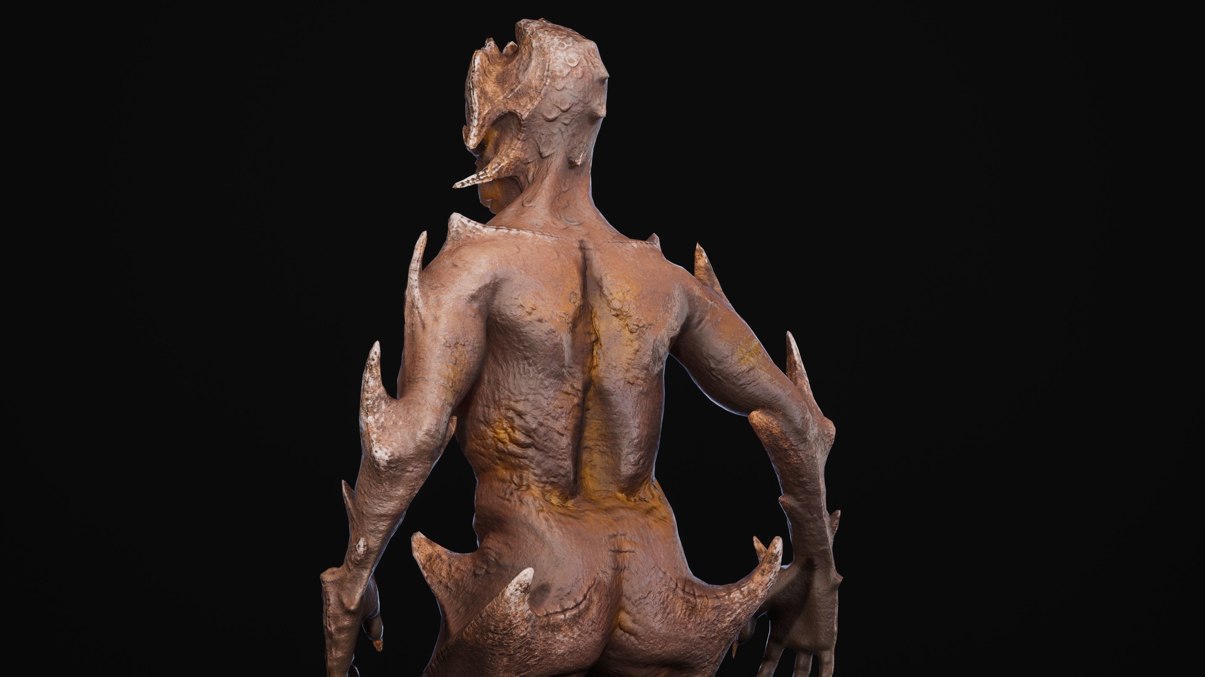 Mutant Vacho Low-poly 3D model_19