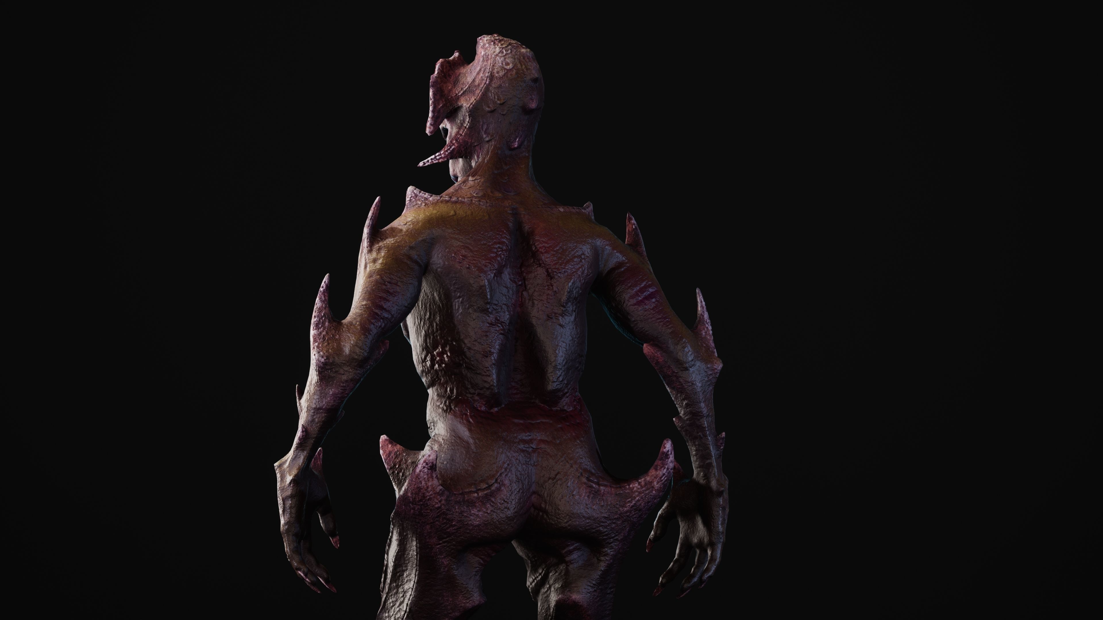 Mutant Vacho Low-poly 3D model_47