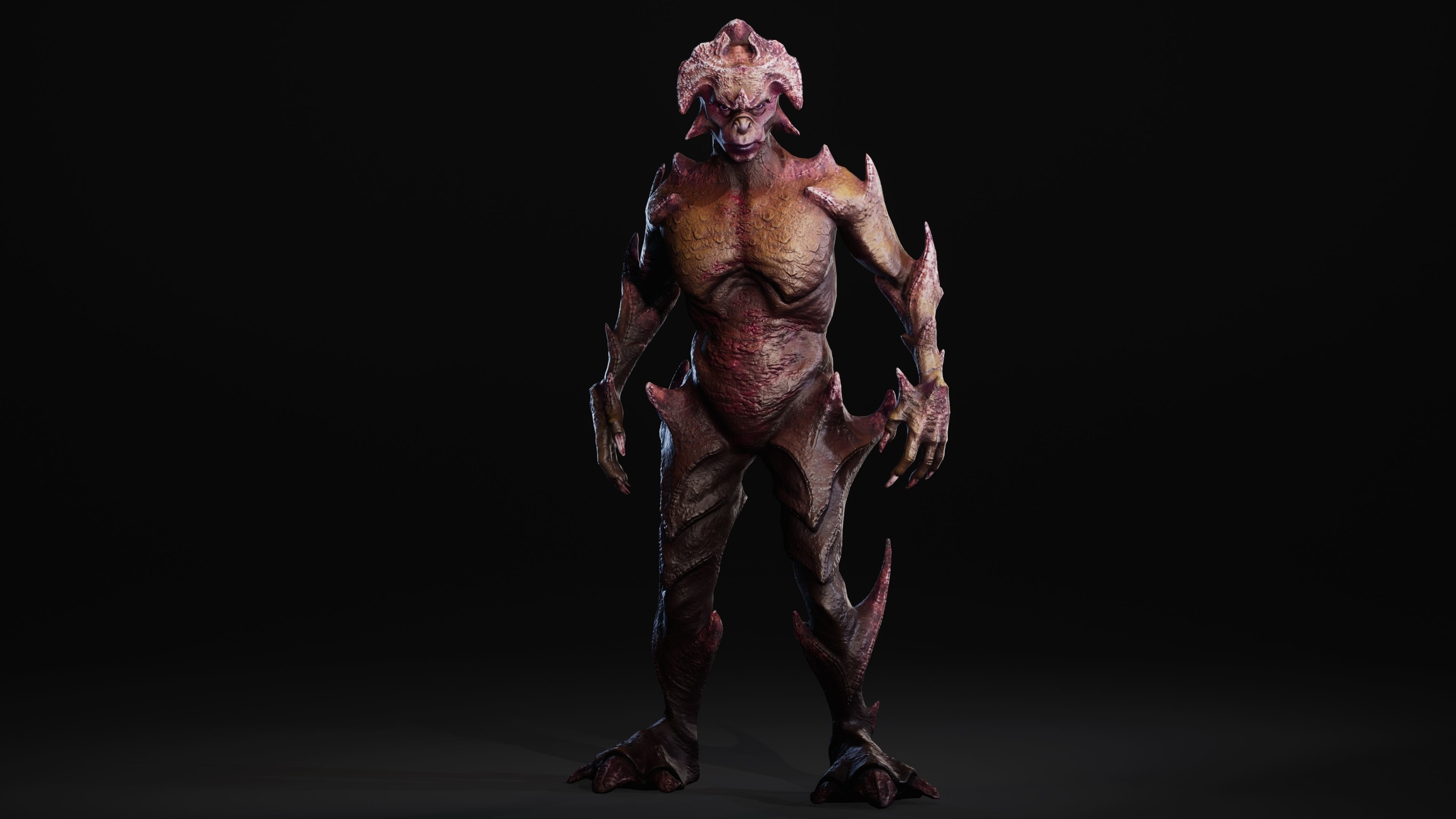 Mutant Vacho Low-poly 3D model_55