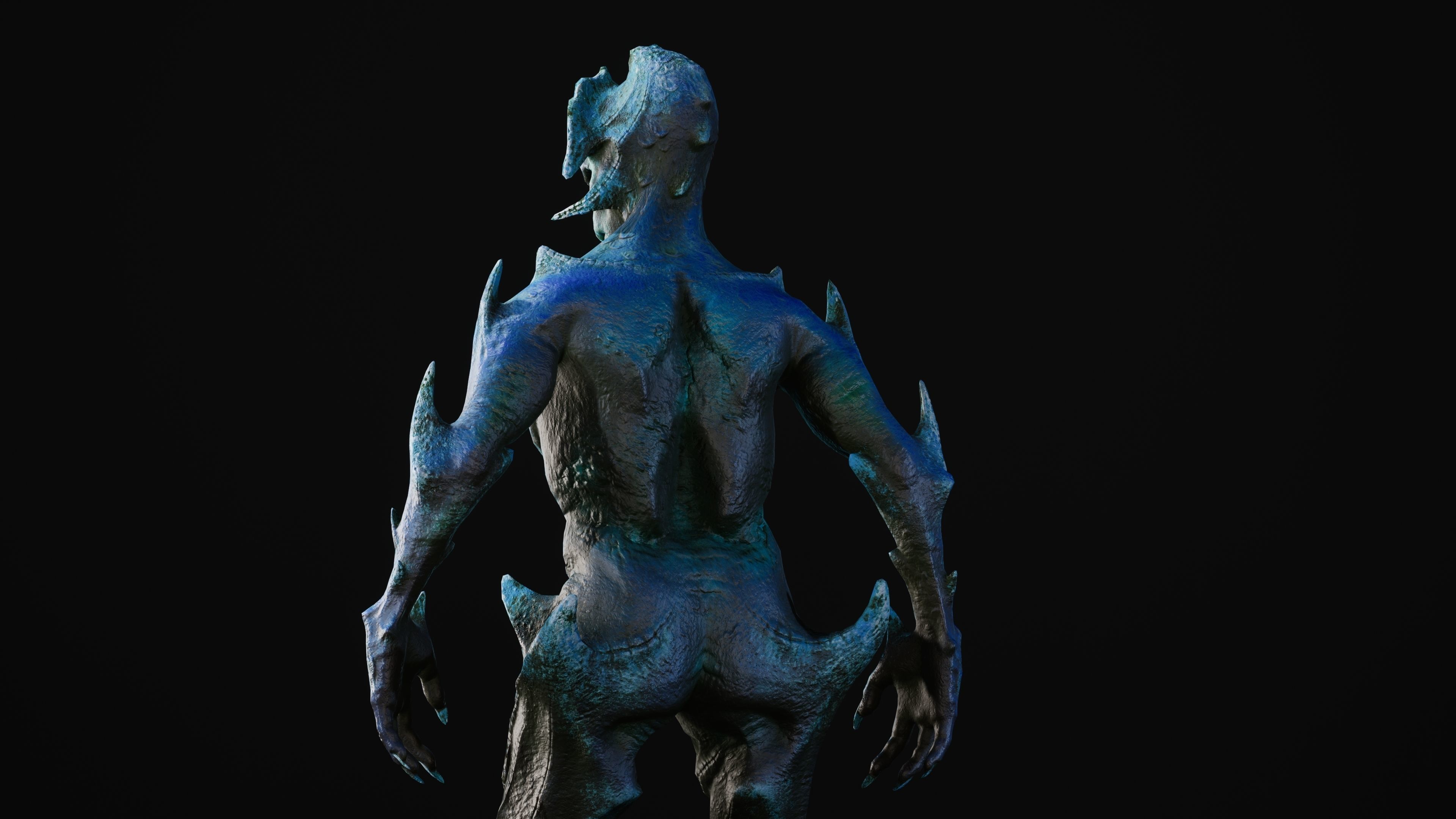 Mutant Vacho Low-poly 3D model_44