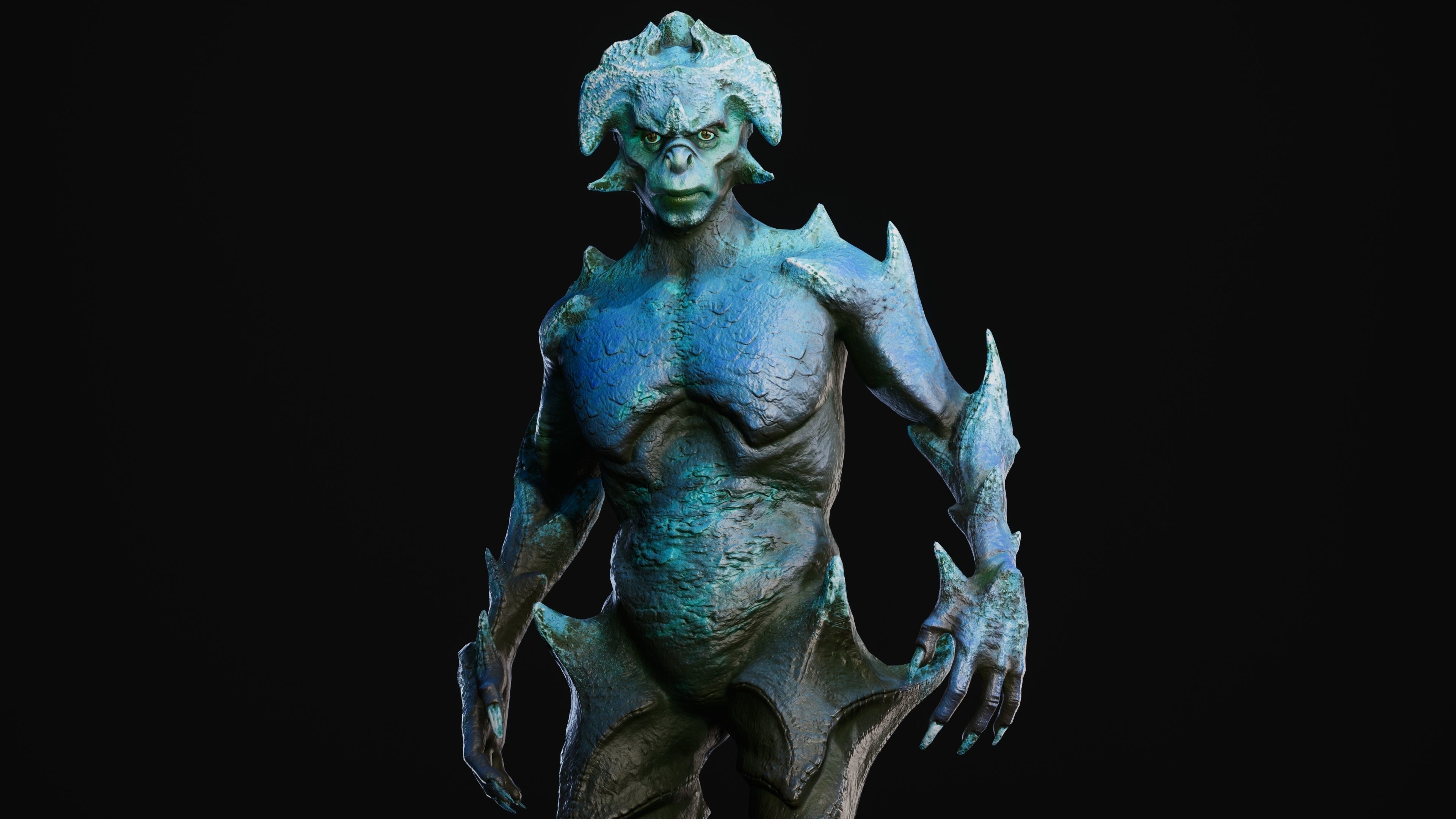 Mutant Vacho Low-poly 3D model_57