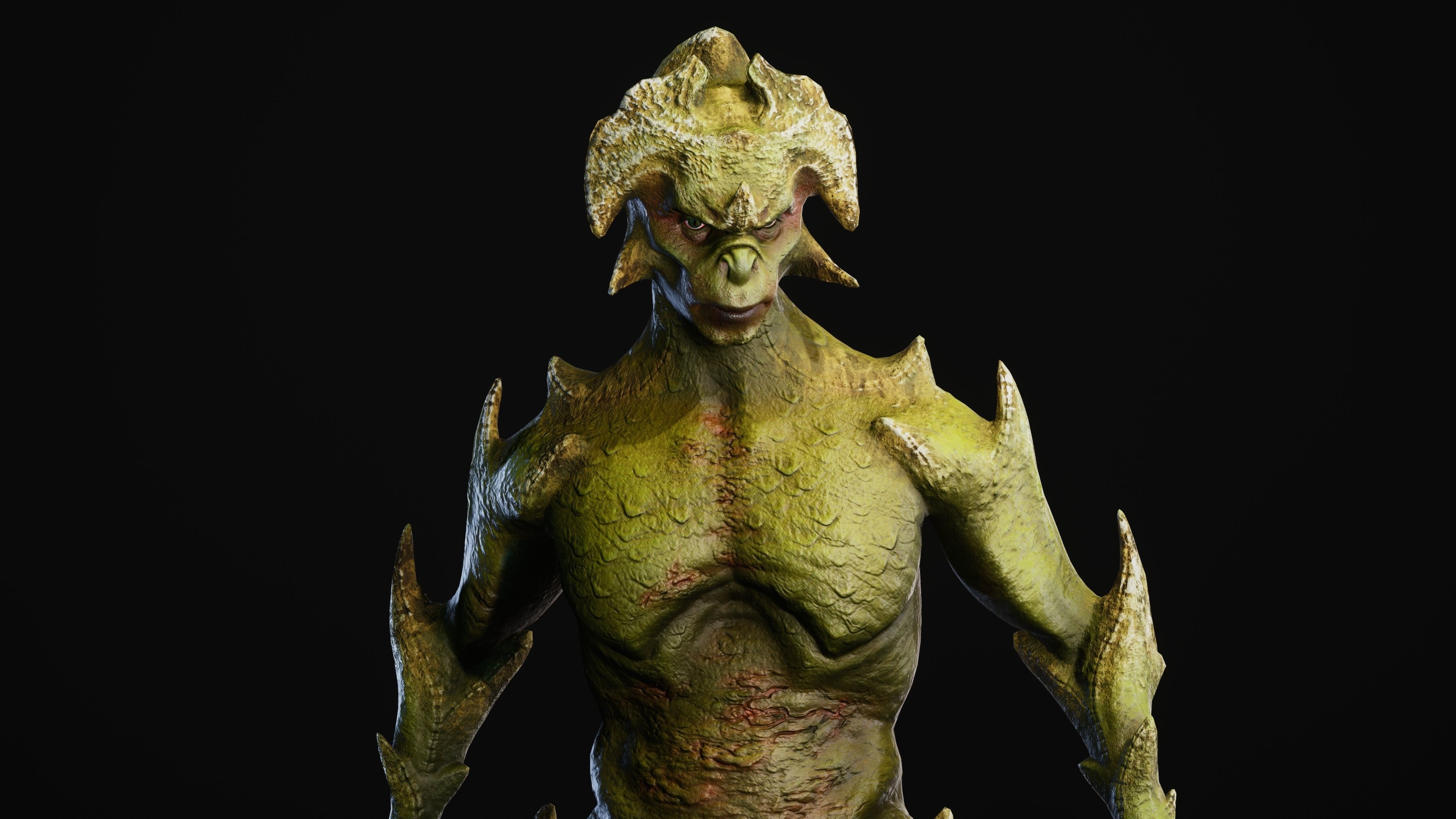 Mutant Vacho Low-poly 3D model_52