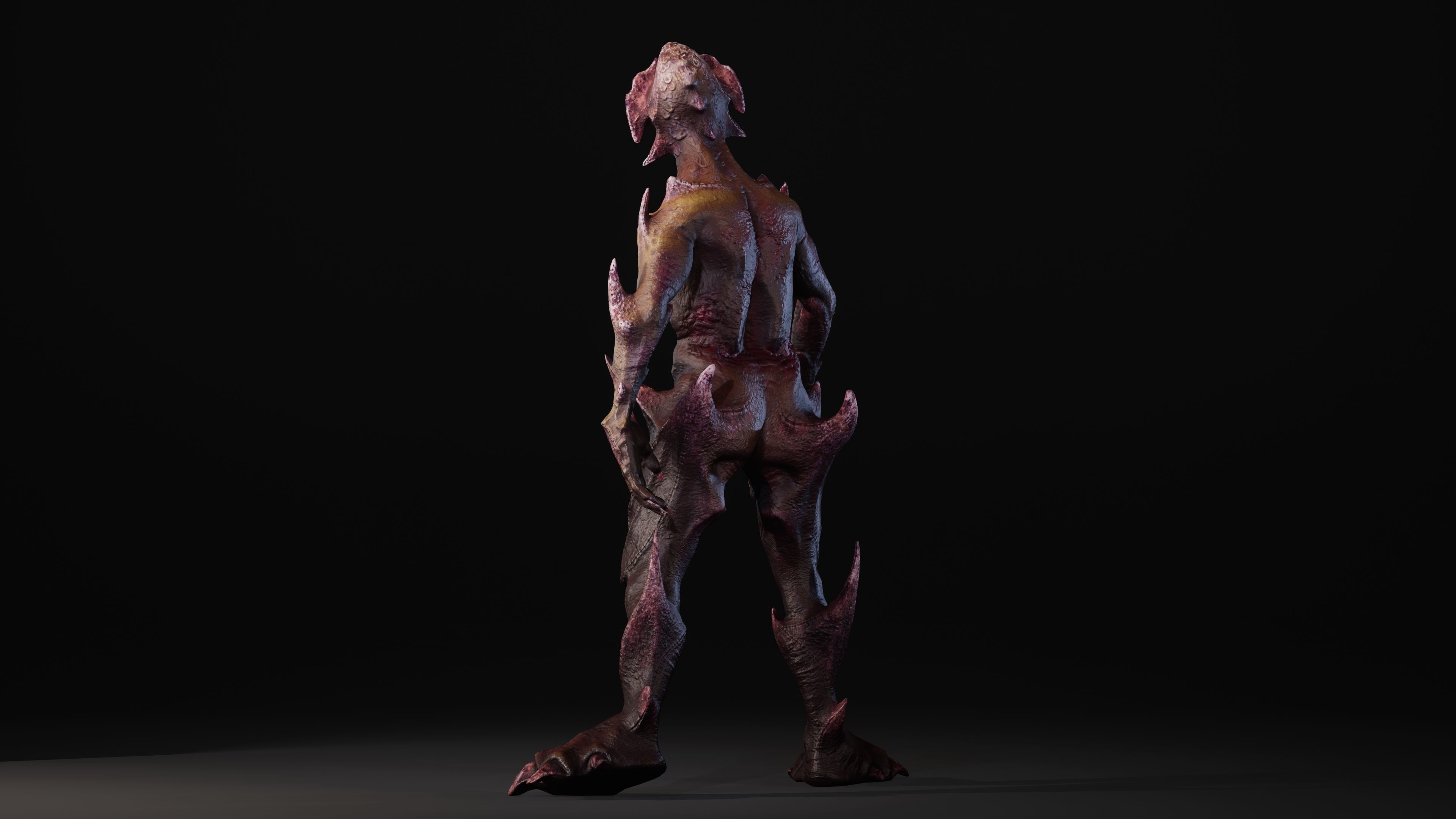 Mutant Vacho Low-poly 3D model_23