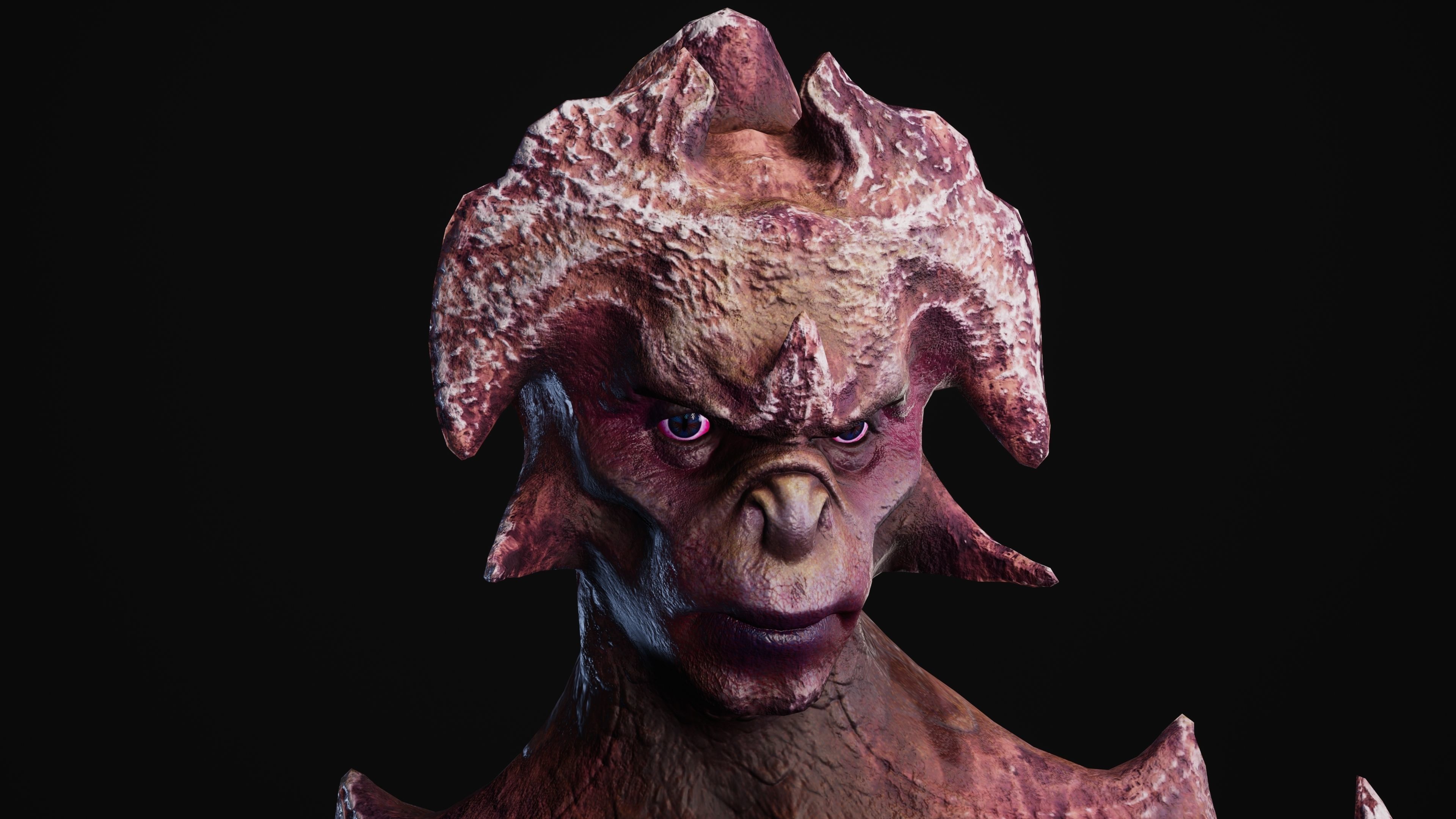 Mutant Vacho Low-poly 3D model_45