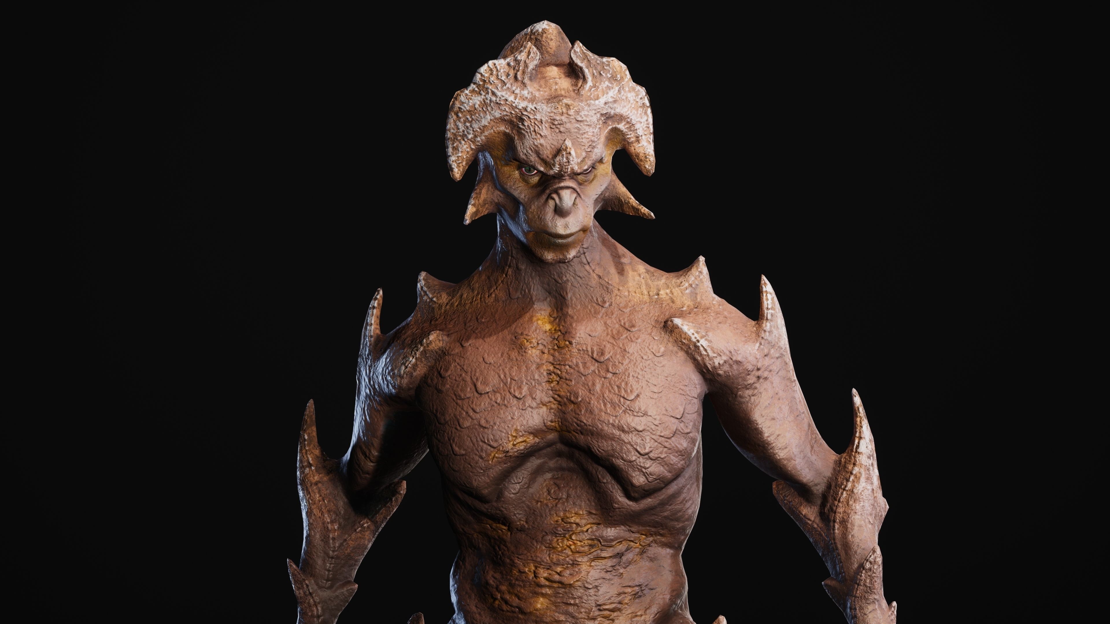 Mutant Vacho Low-poly 3D model_49