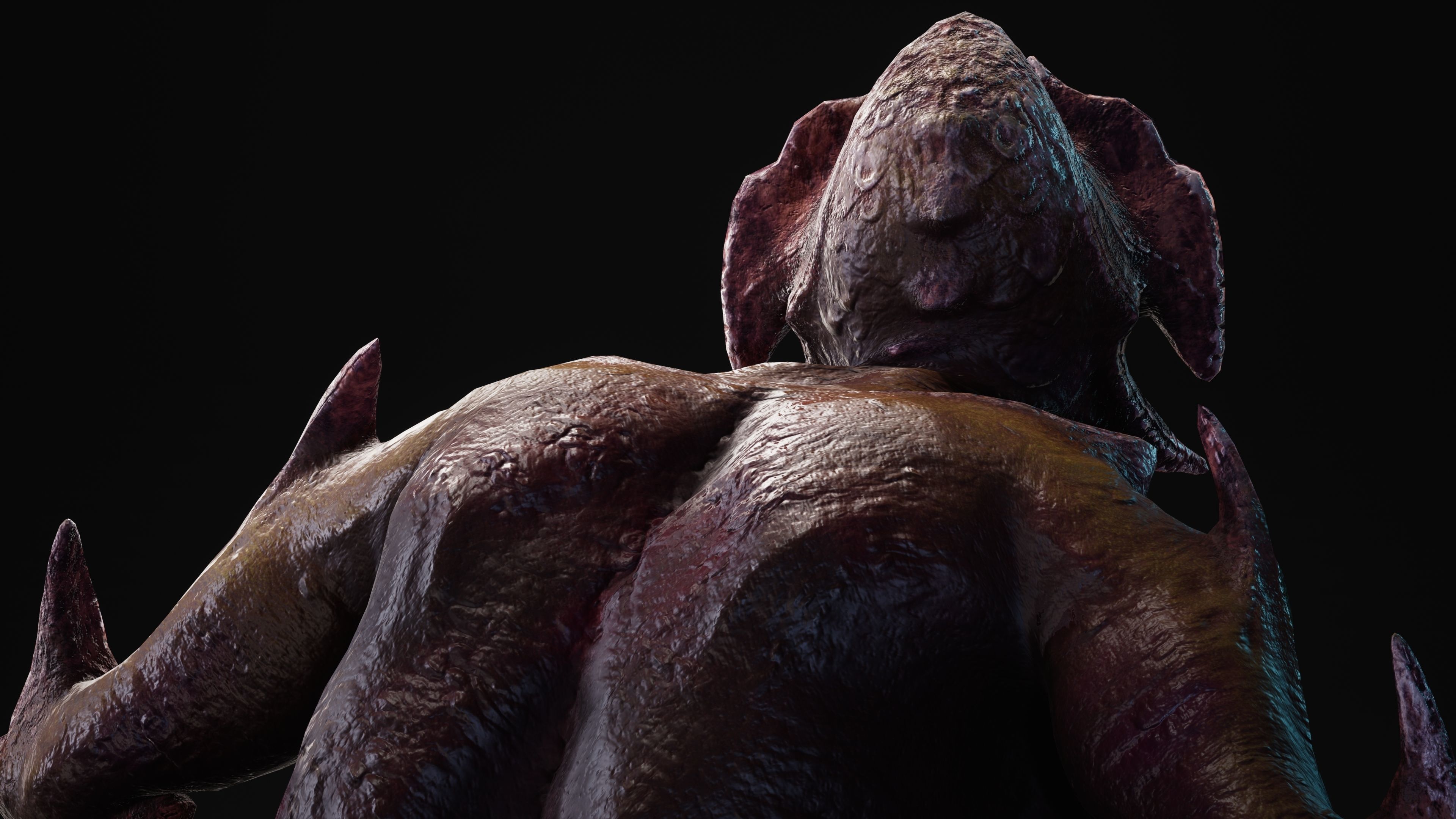 Mutant Vacho Low-poly 3D model_35