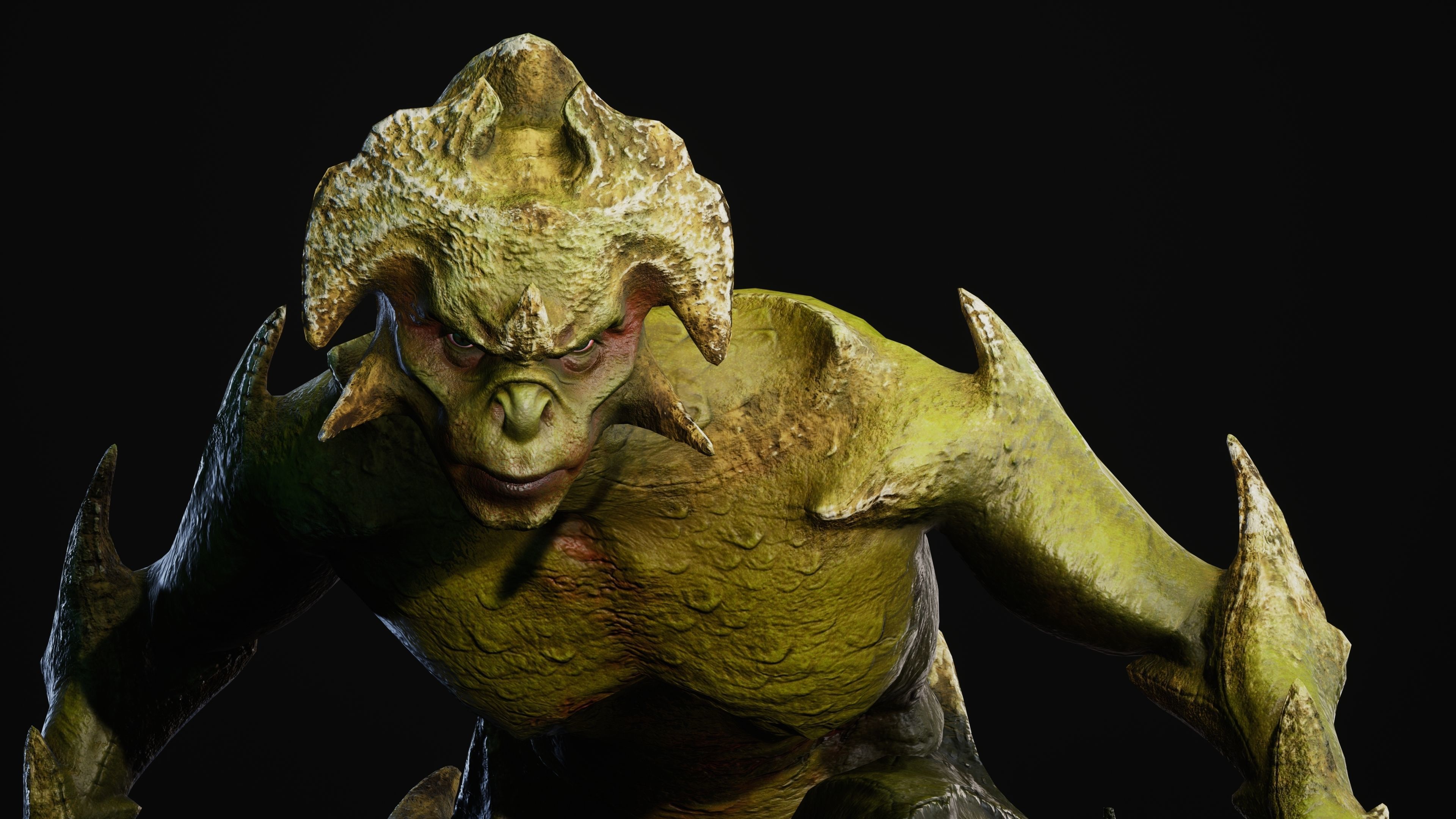 Mutant Vacho Low-poly 3D model_62