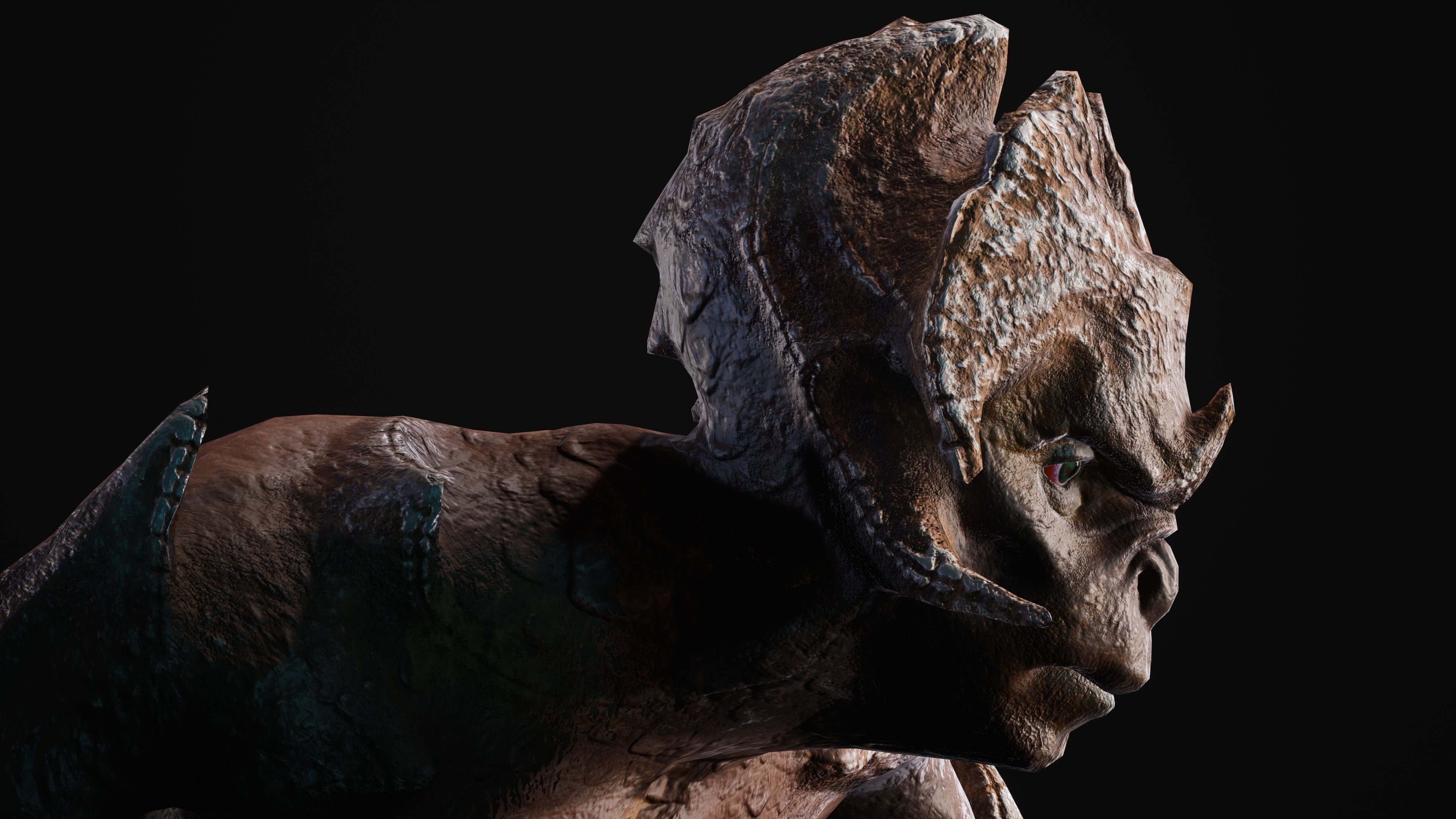 Mutant Vacho Low-poly 3D model_30