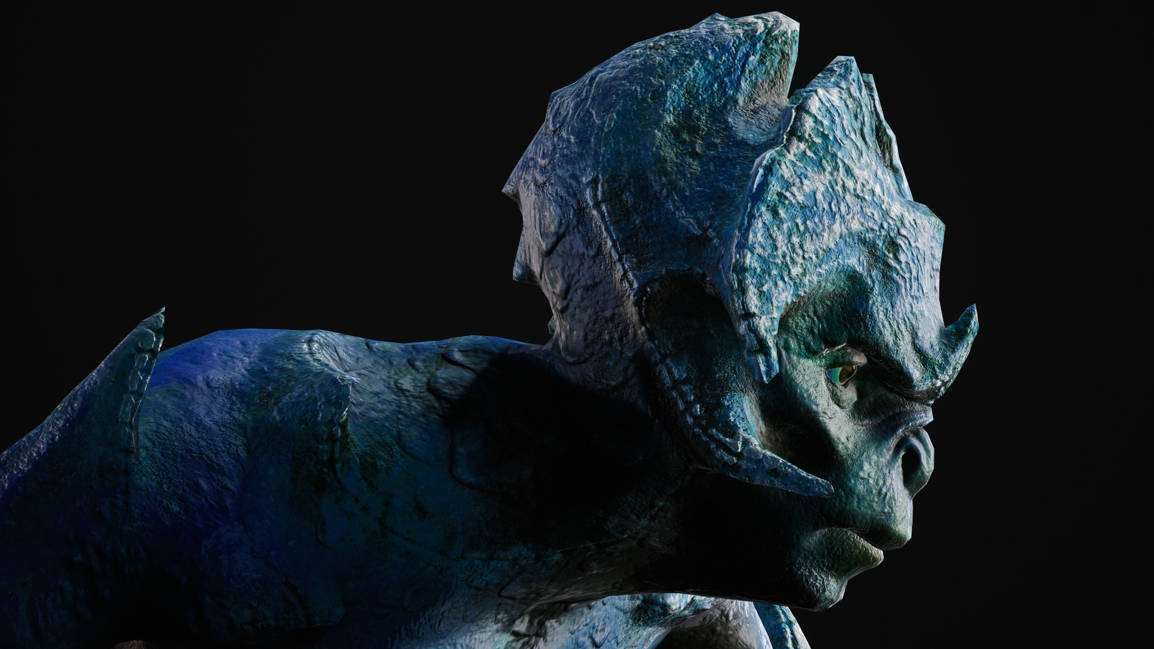 Mutant Vacho Low-poly 3D model_39