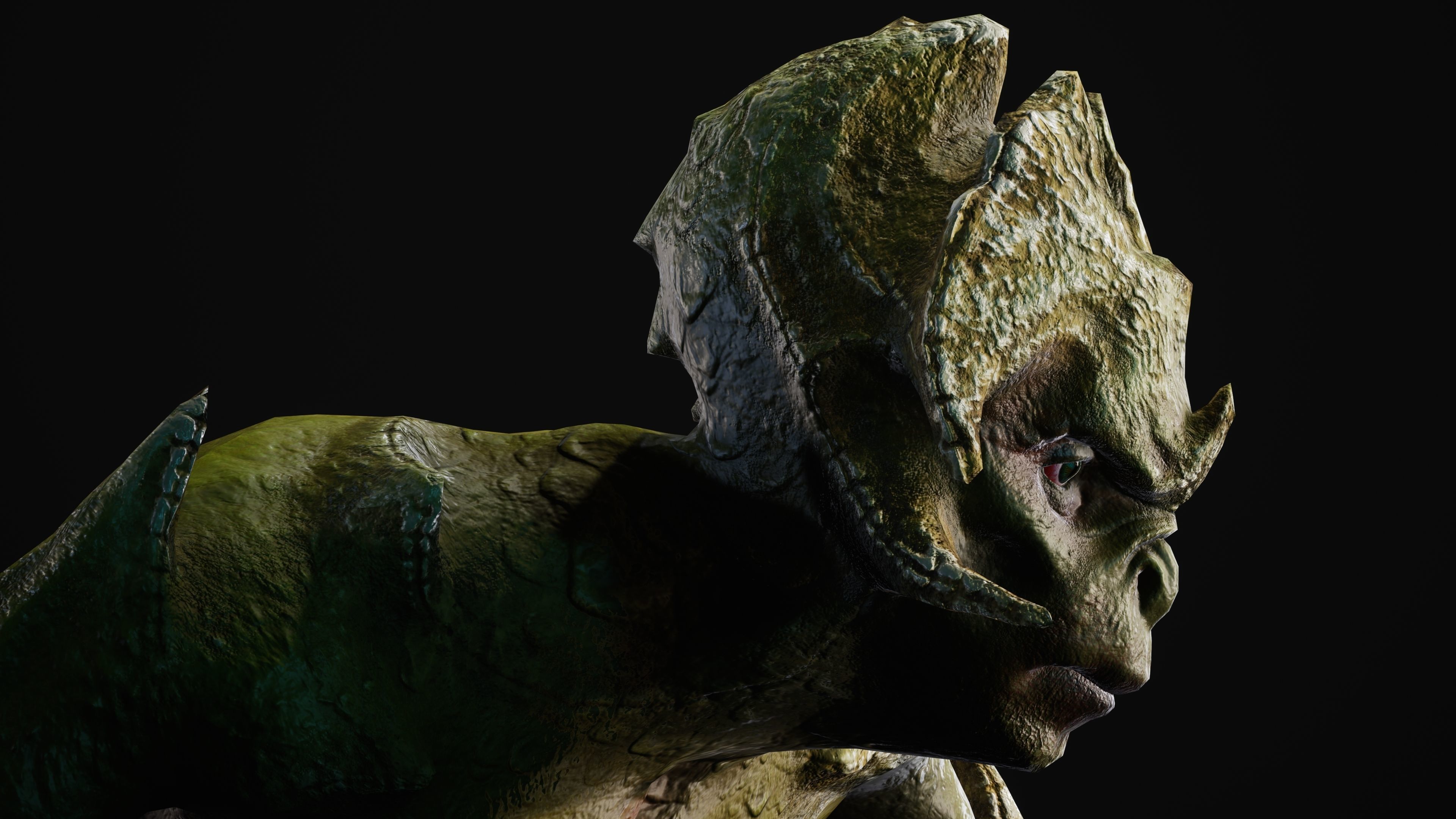 Mutant Vacho Low-poly 3D model_27