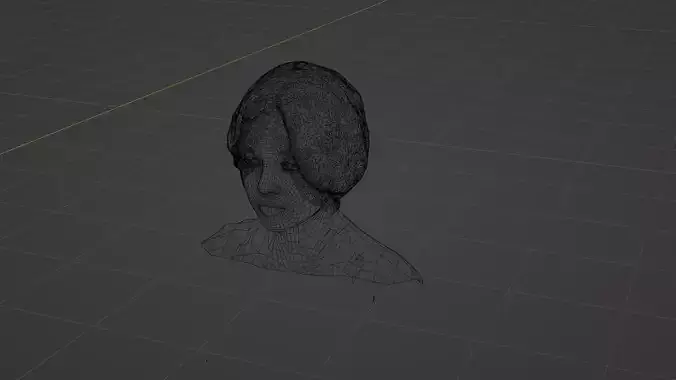  3D romane sculpture model