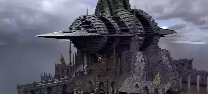 Covenant City Space telescope Kit bash