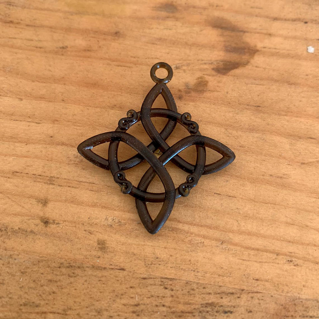 Witches knot  necklace print 3D 3D print model_6
