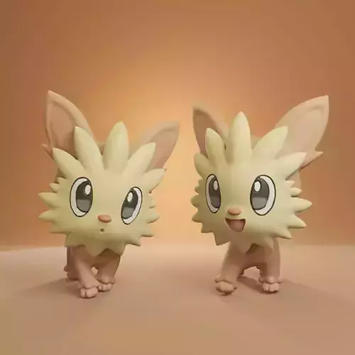 Pokemon - Lillipup with 2 poses