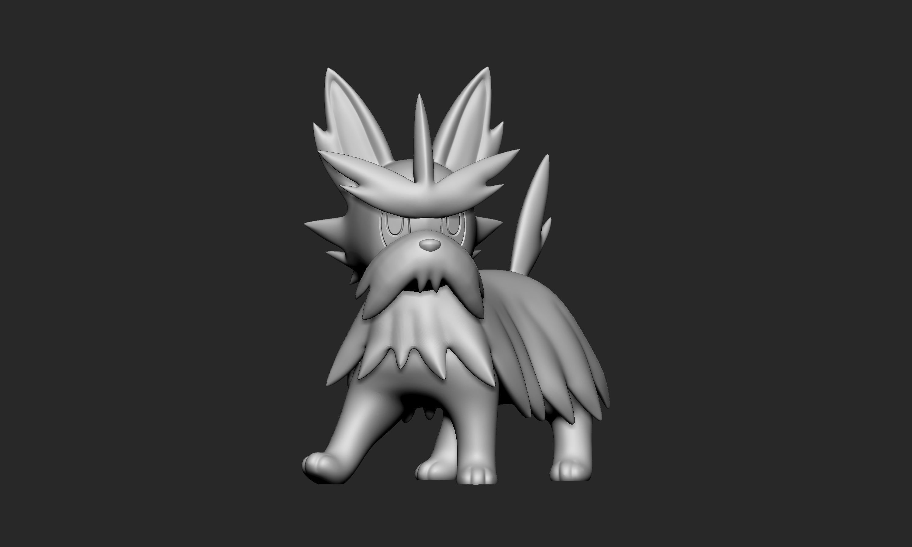 Pokemon - Herdier with 2 poses 3D model 3D printable | CGTrader