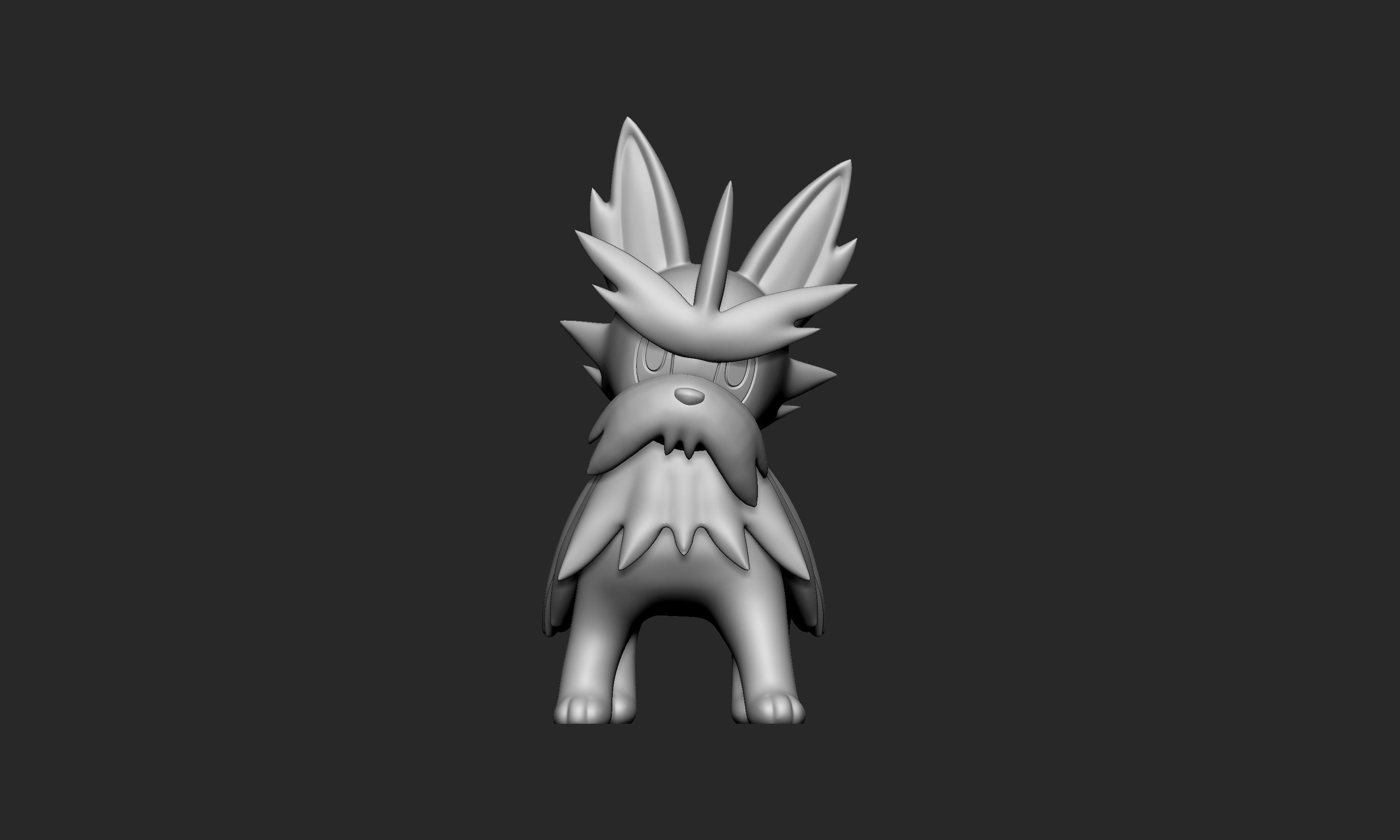 Pokemon - Herdier with 2 poses 3D model 3D printable | CGTrader