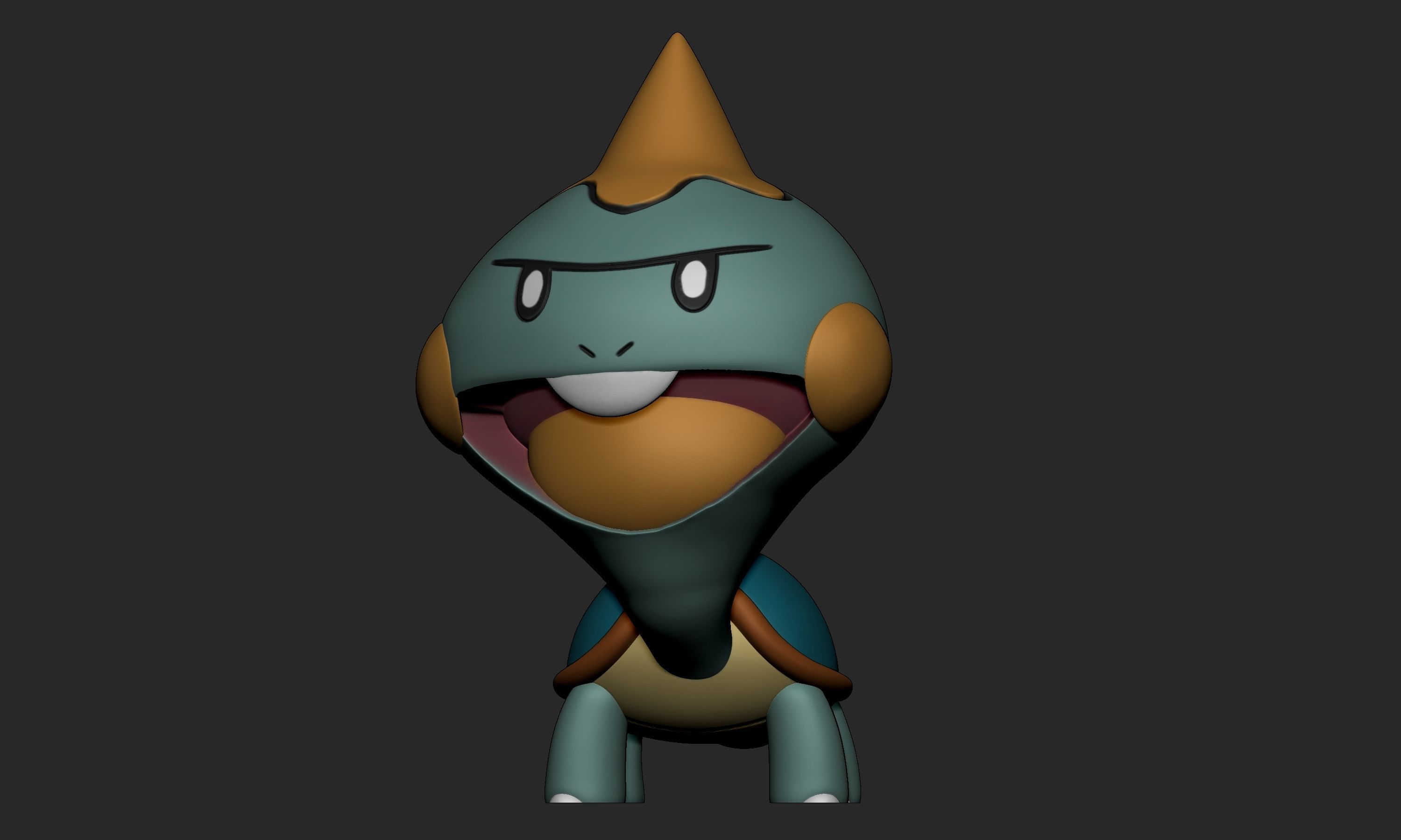 Pokemon - Chewtle with 2 poses 3D print model_1