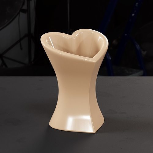 Heart Vase  - Penholder  3D print model
