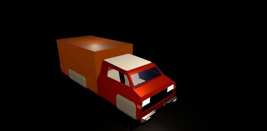 Low Poly Modular Car Body Designs Pack Free low-poly 3D model_8