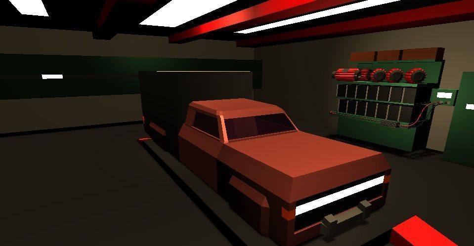 Low Poly Modular Car Body Designs Pack Free low-poly 3D model_7