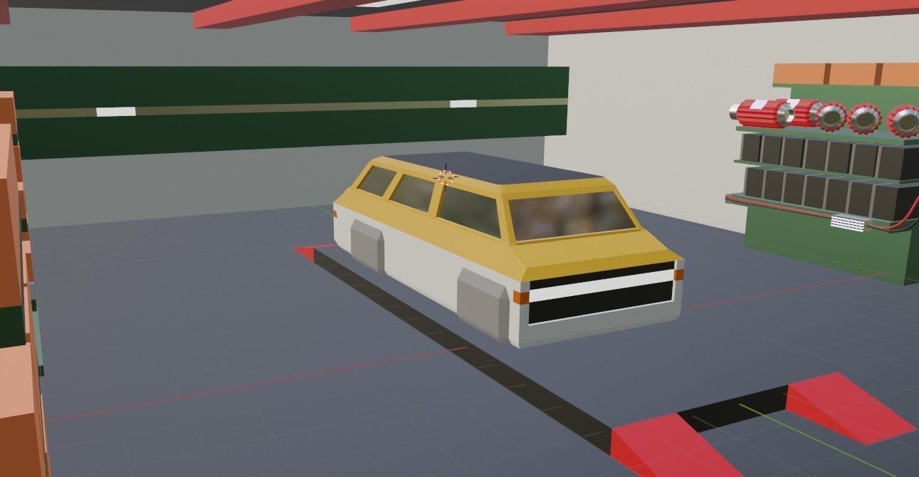 Low Poly Modular Car Body Designs Pack Free low-poly 3D model_3