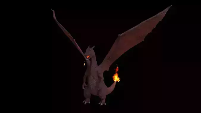 Charizard fire dragon