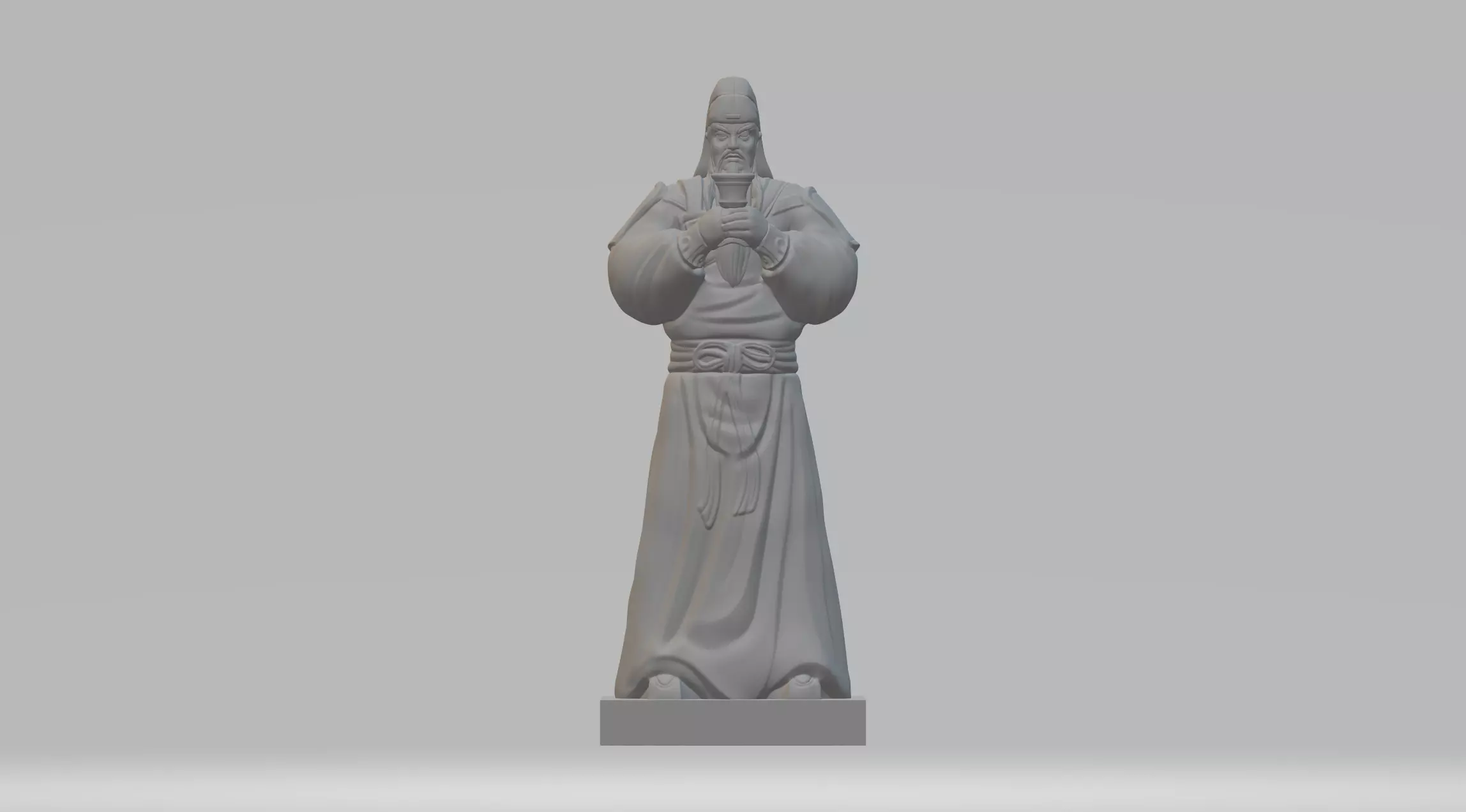 Guan Yu 3D Model 3D print model_0