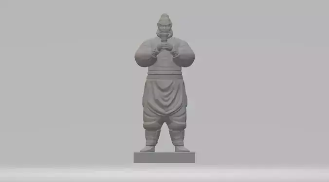 Zhang Fei 3D Model