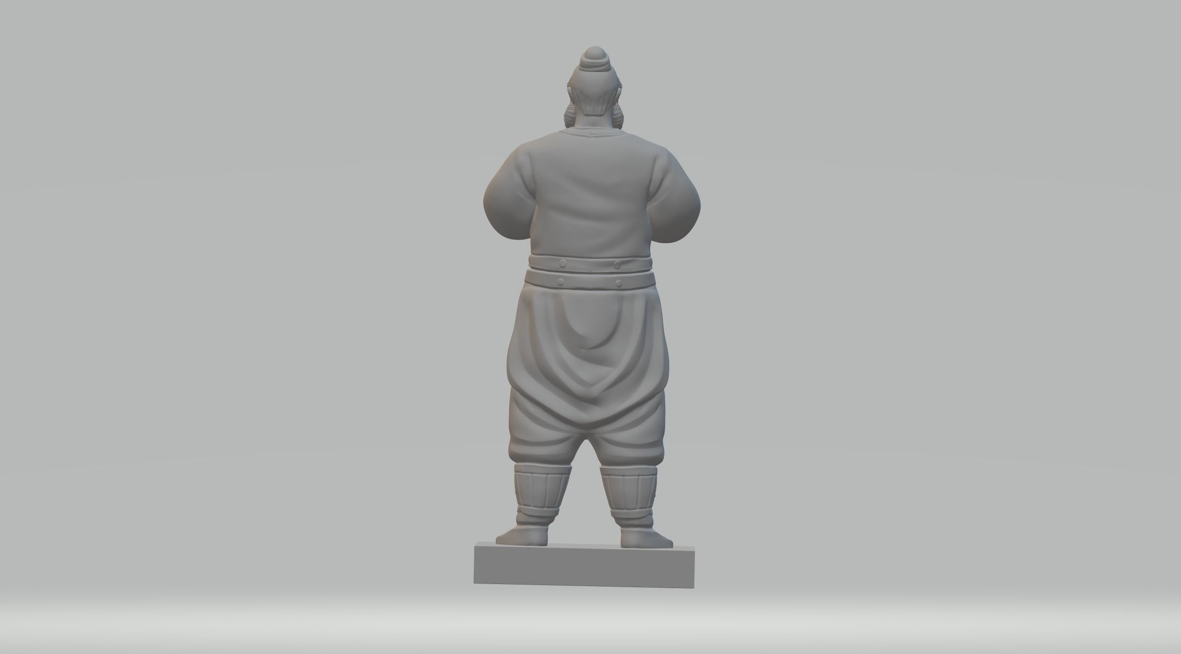 Zhang Fei 3D Model 3D print model_2