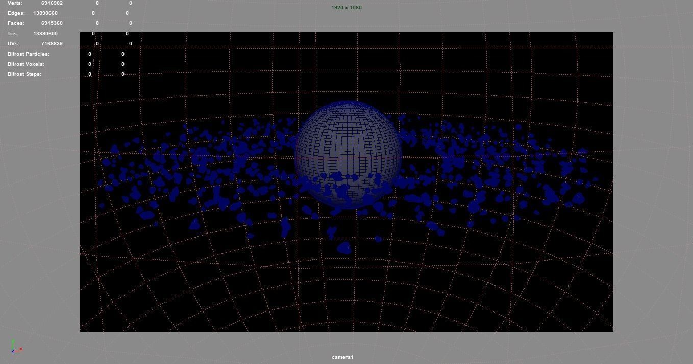 Space meteorite 3D model_5
