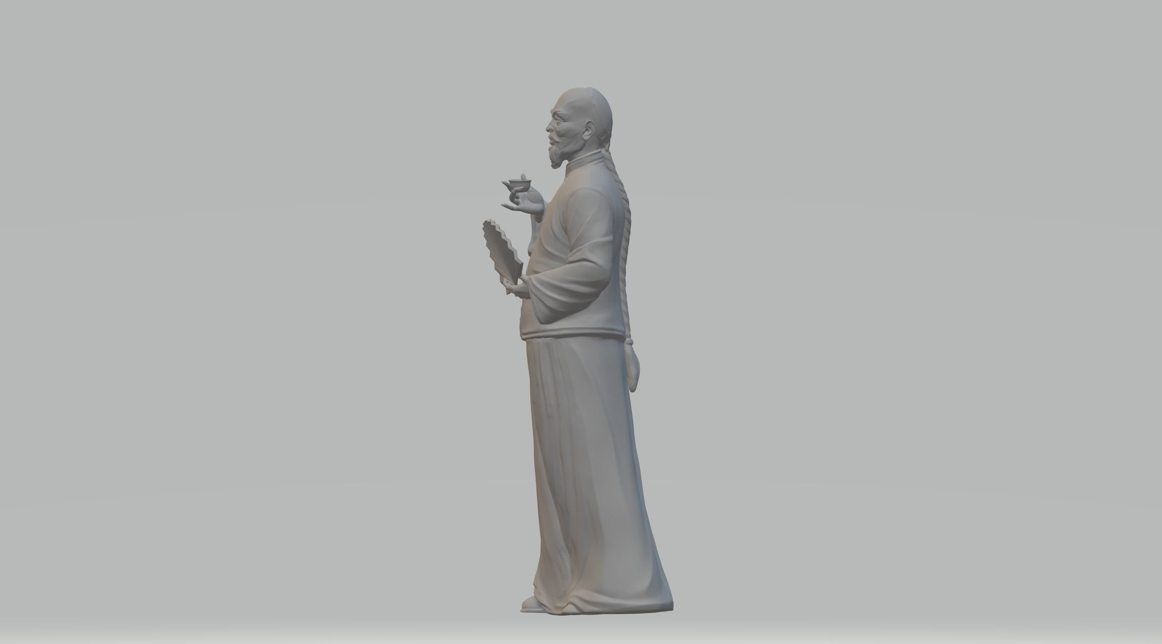Chinese Celebrity 3D Model 3D print model_1
