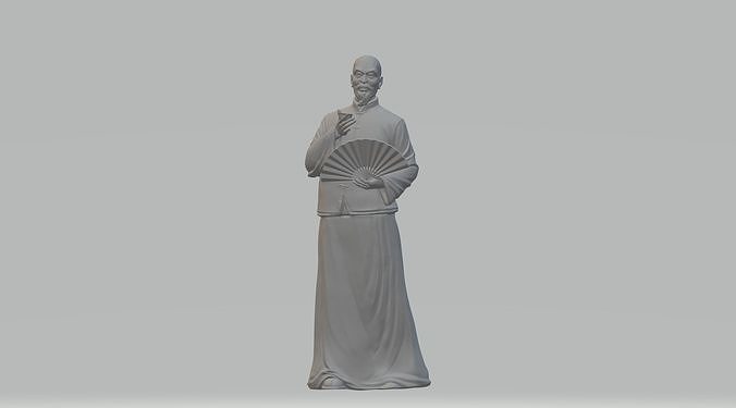 Chinese Celebrity 3D Model 3D print model