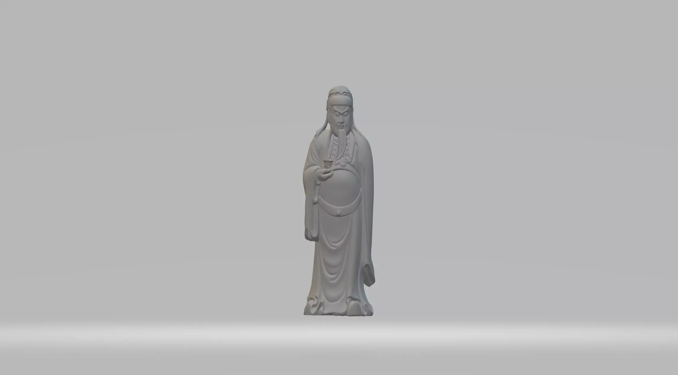 Guan Yu 3D Model 3D print model_0